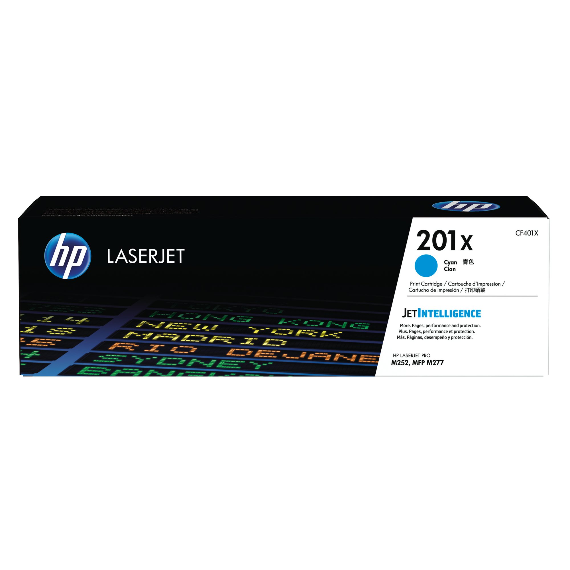 HP 201X LASER TONER HY CYAN CF401X