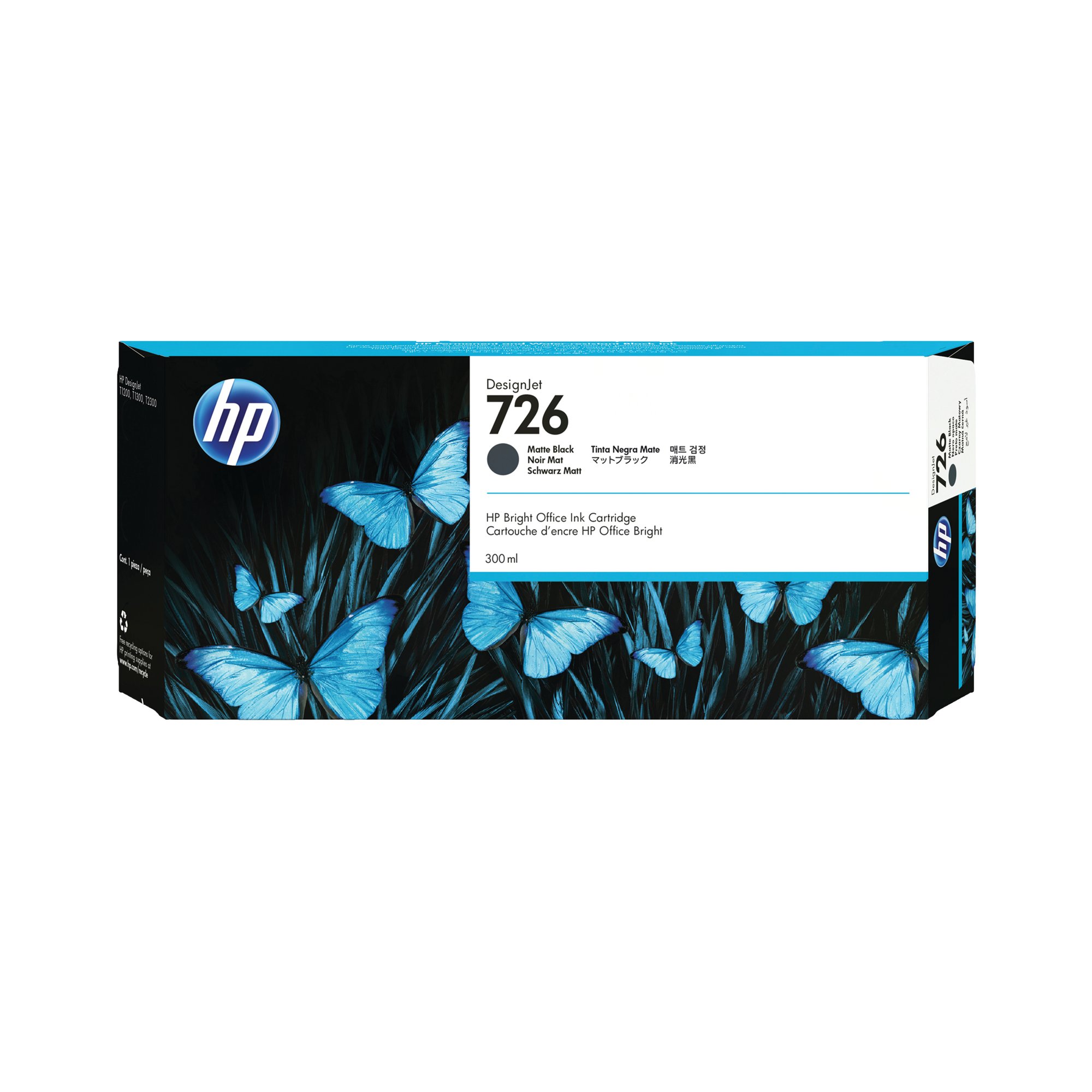 HP 726 BLACK DESIGNJET IJET CRTRIDGE