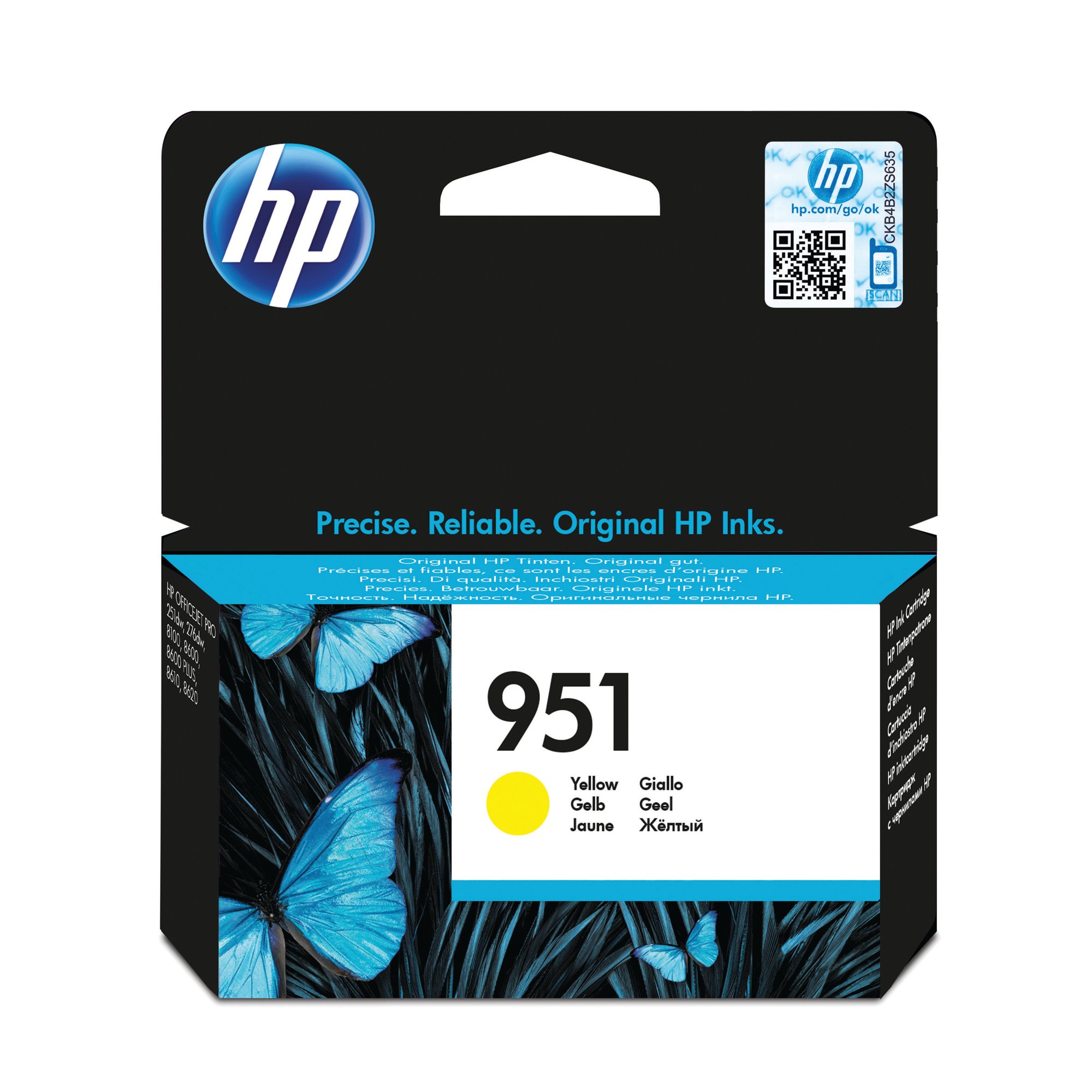 HP 951 OFFICEJET INK YELLOW CN052AE