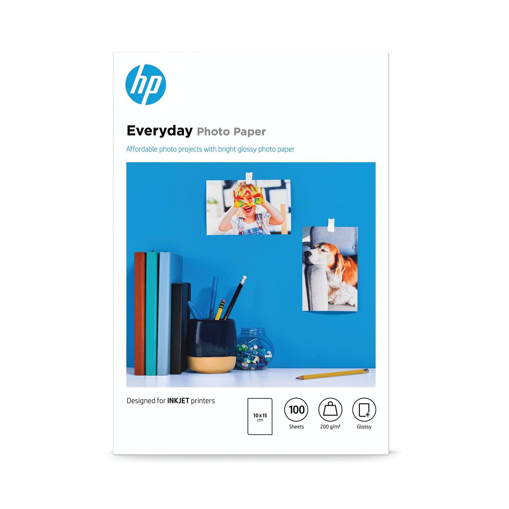 HP E/DAY GLOSSY PHOTO PPR 100SHT