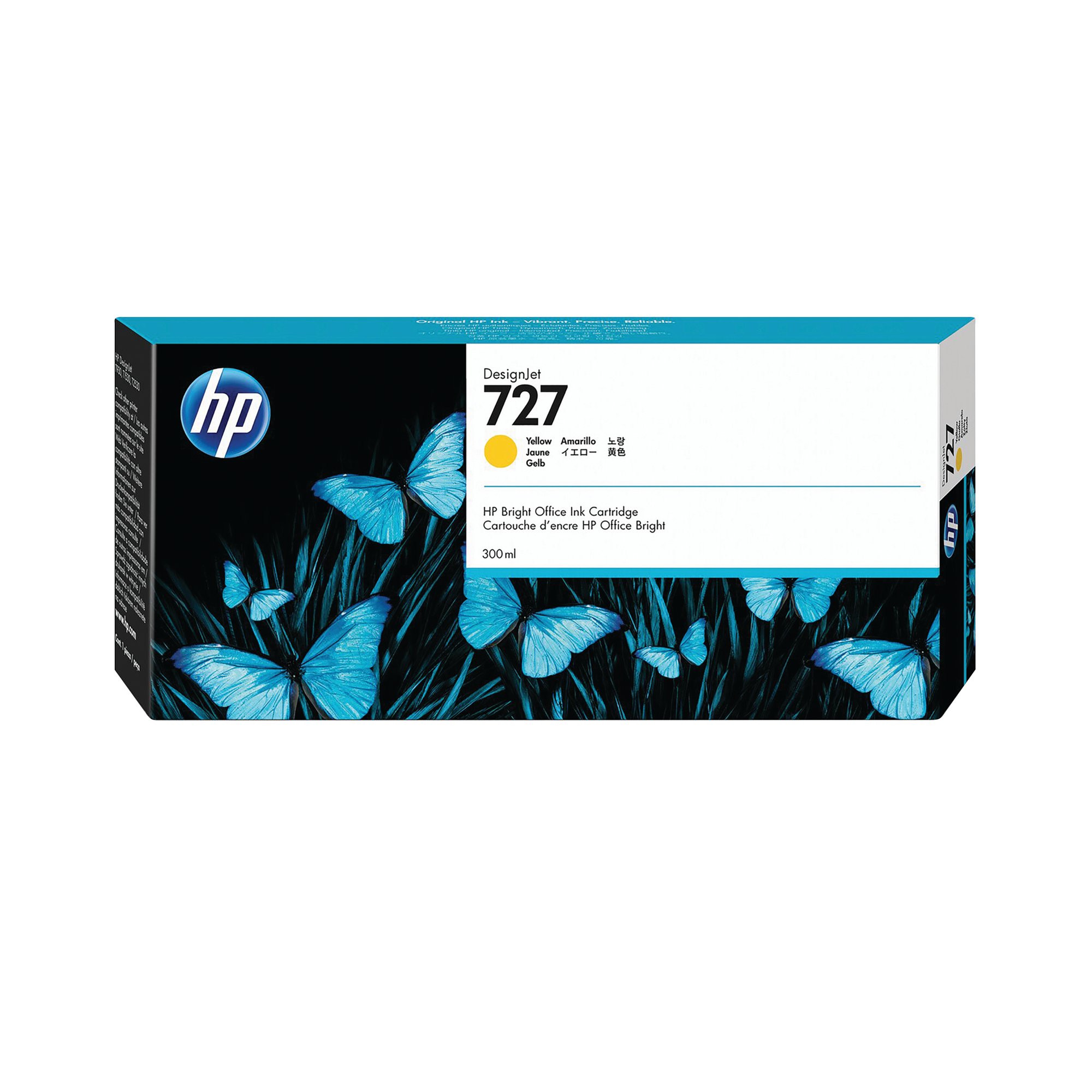 HP 727 300ML INK CARTRIDGE YELLOW