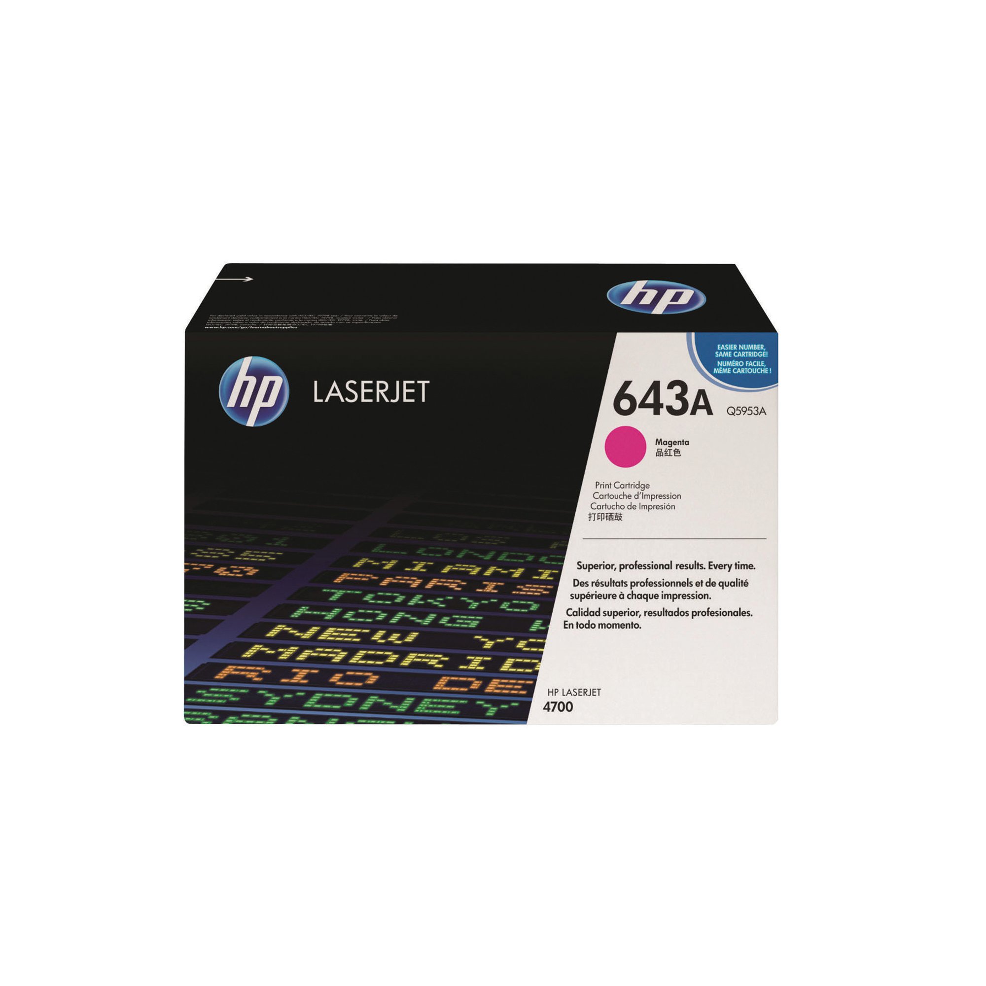 HP 643A LASERJET TONER MAGENTA