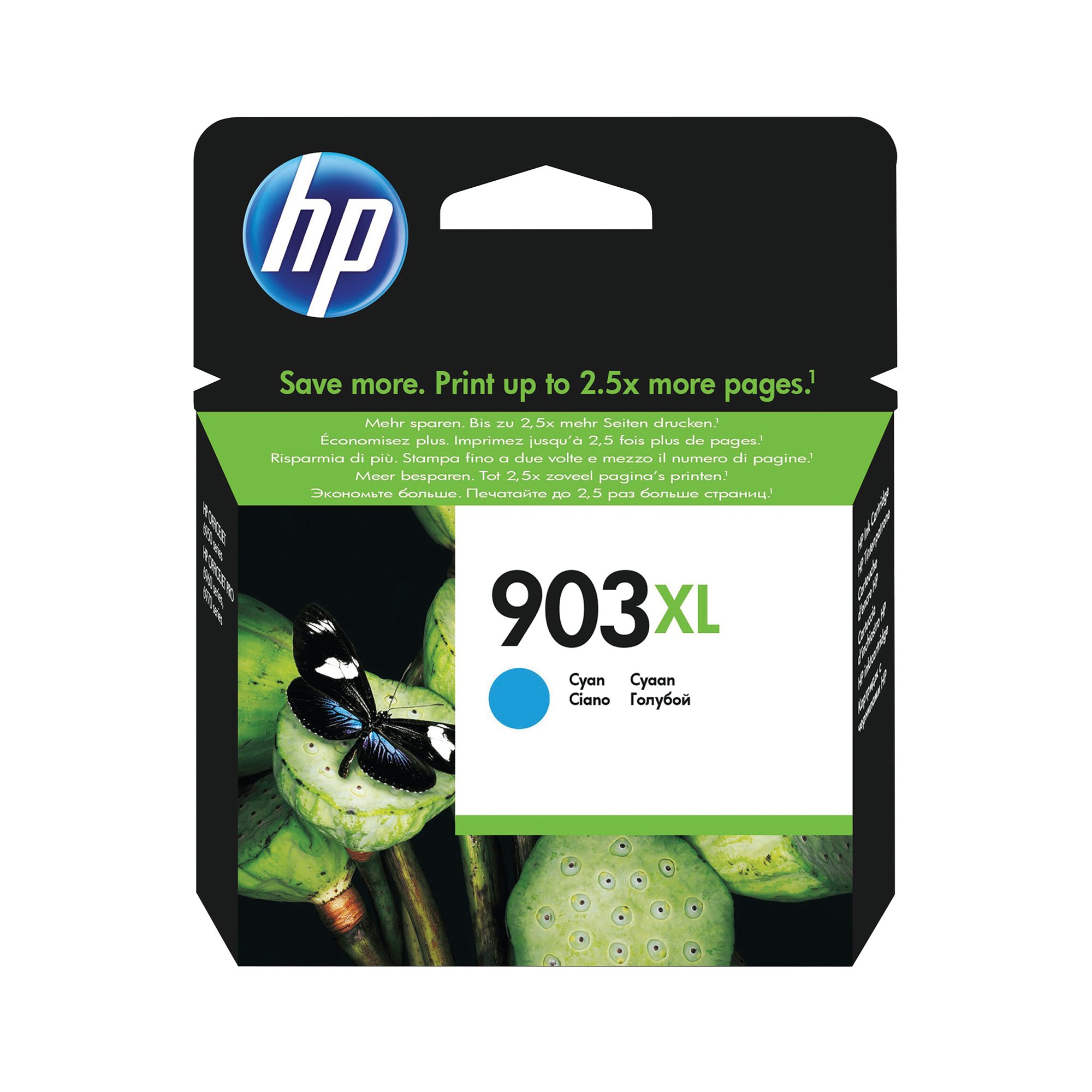 HP 903XL INK CART HY CYAN T6M03AE