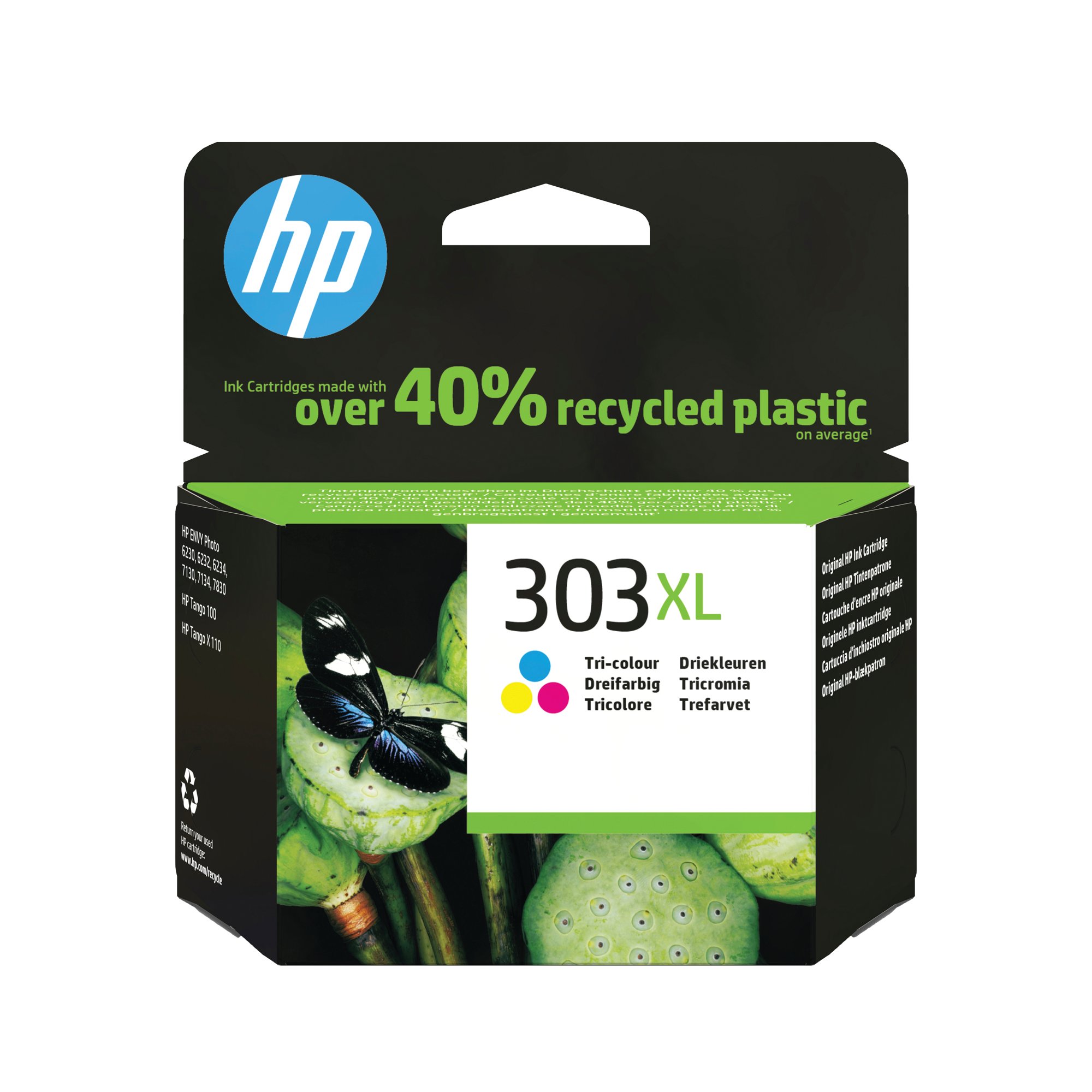 HP 303XL INK CARTS HY TRI COLOUR CMY