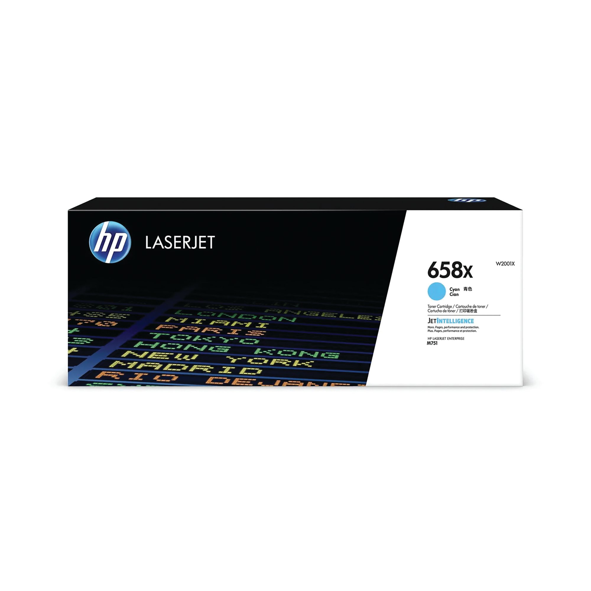 HP 658X CYAN LASERJET TONER CRTRIDGE