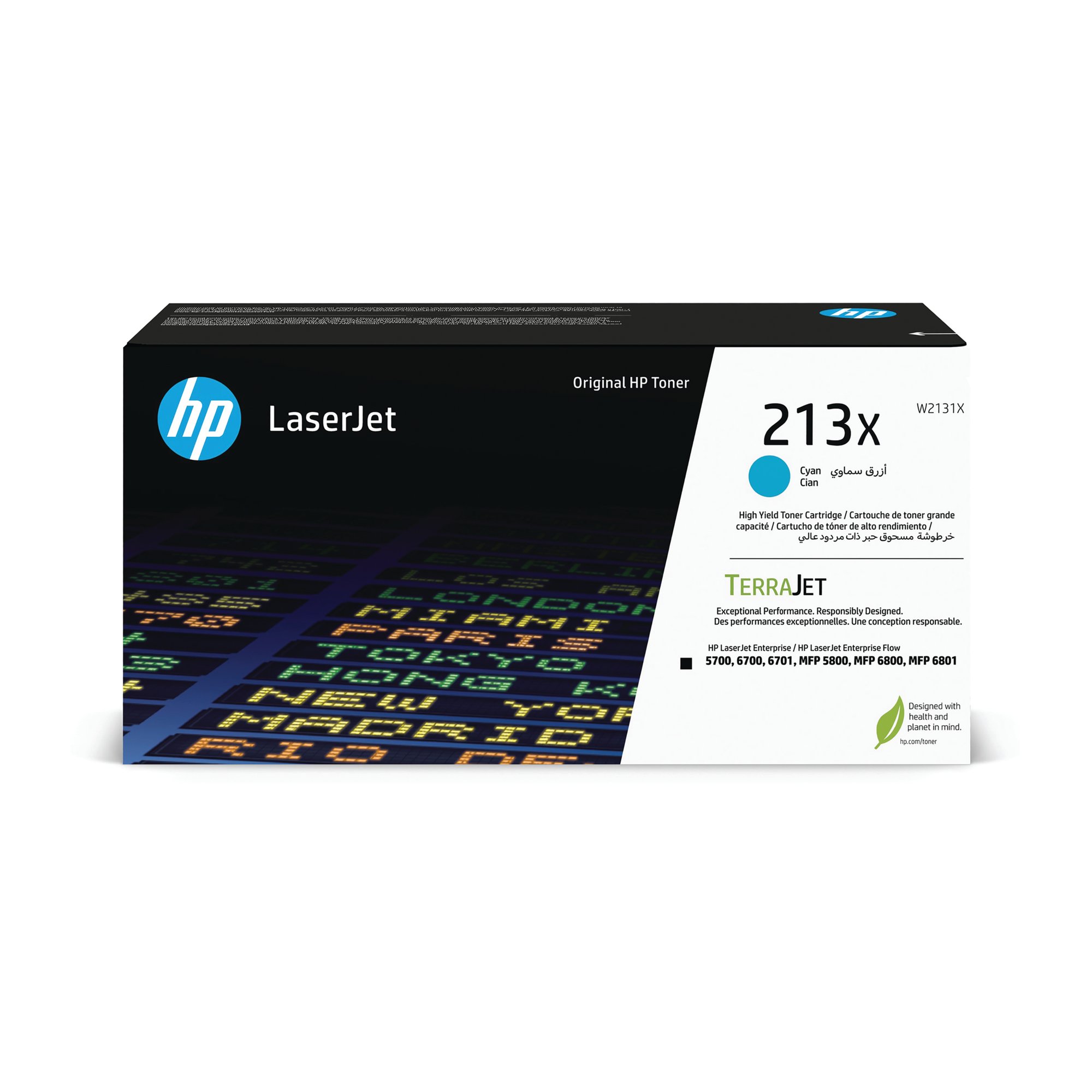 HP 213X LASERJET TONER HY CY