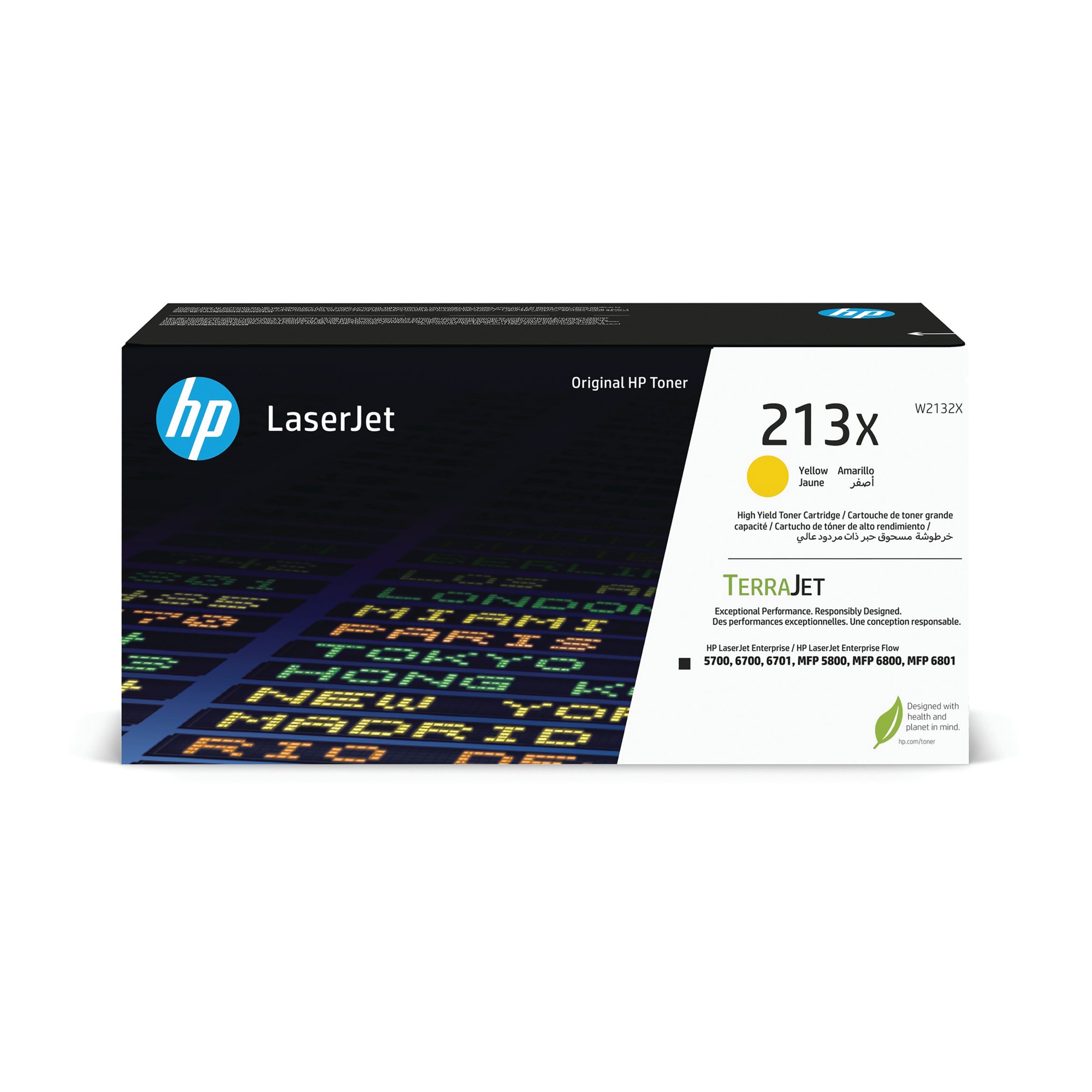 HP 213X LASERJET TONER HY YLW