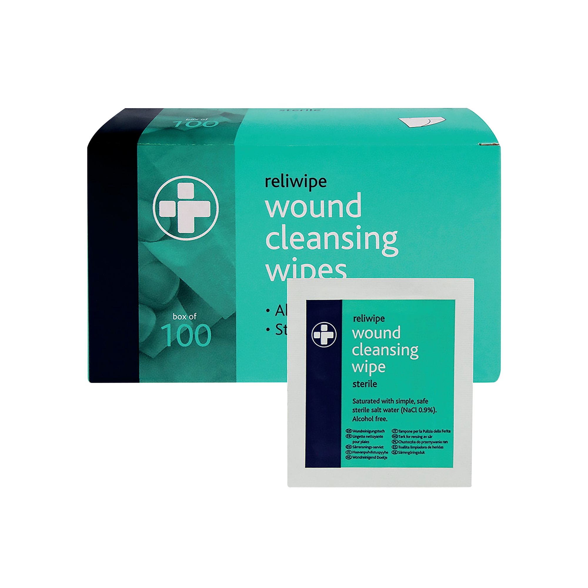 RELIANCE STERILE C/WIPES PK100