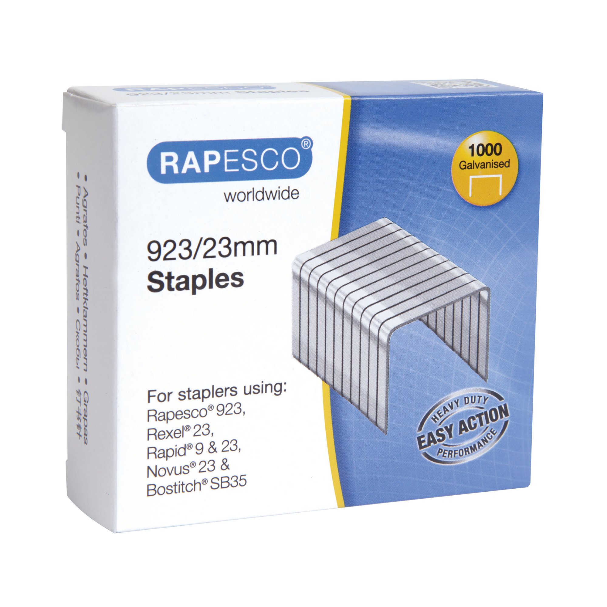 RAPESCO 923/23MM STAPLES PK1000