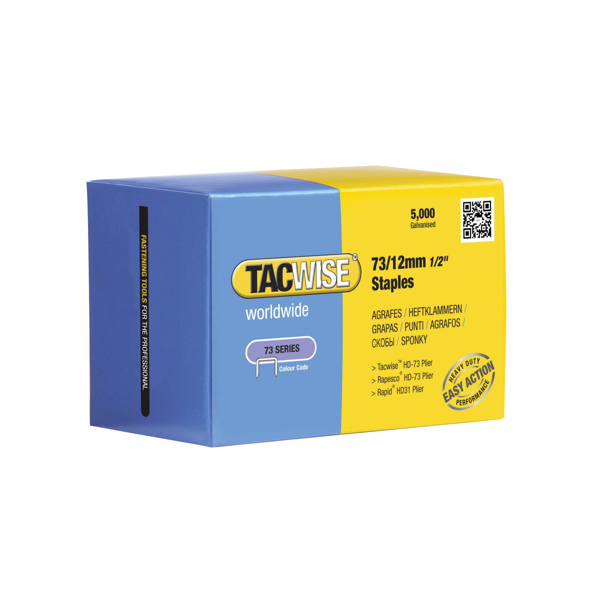 TACWISE 73/12MM STAPLES PK5000