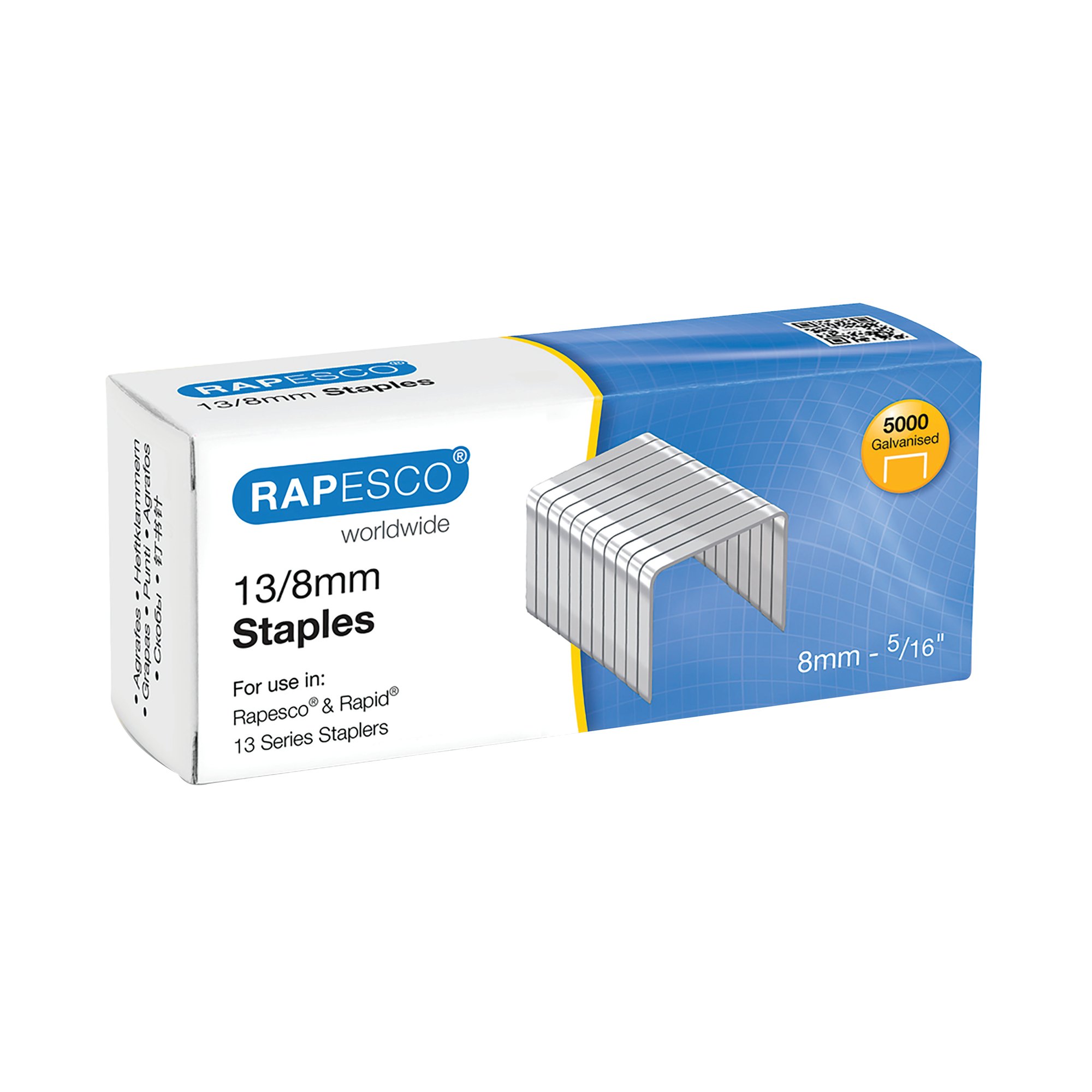 RAPESCO NO 13/8 MTL 8 STAPLES PK5000