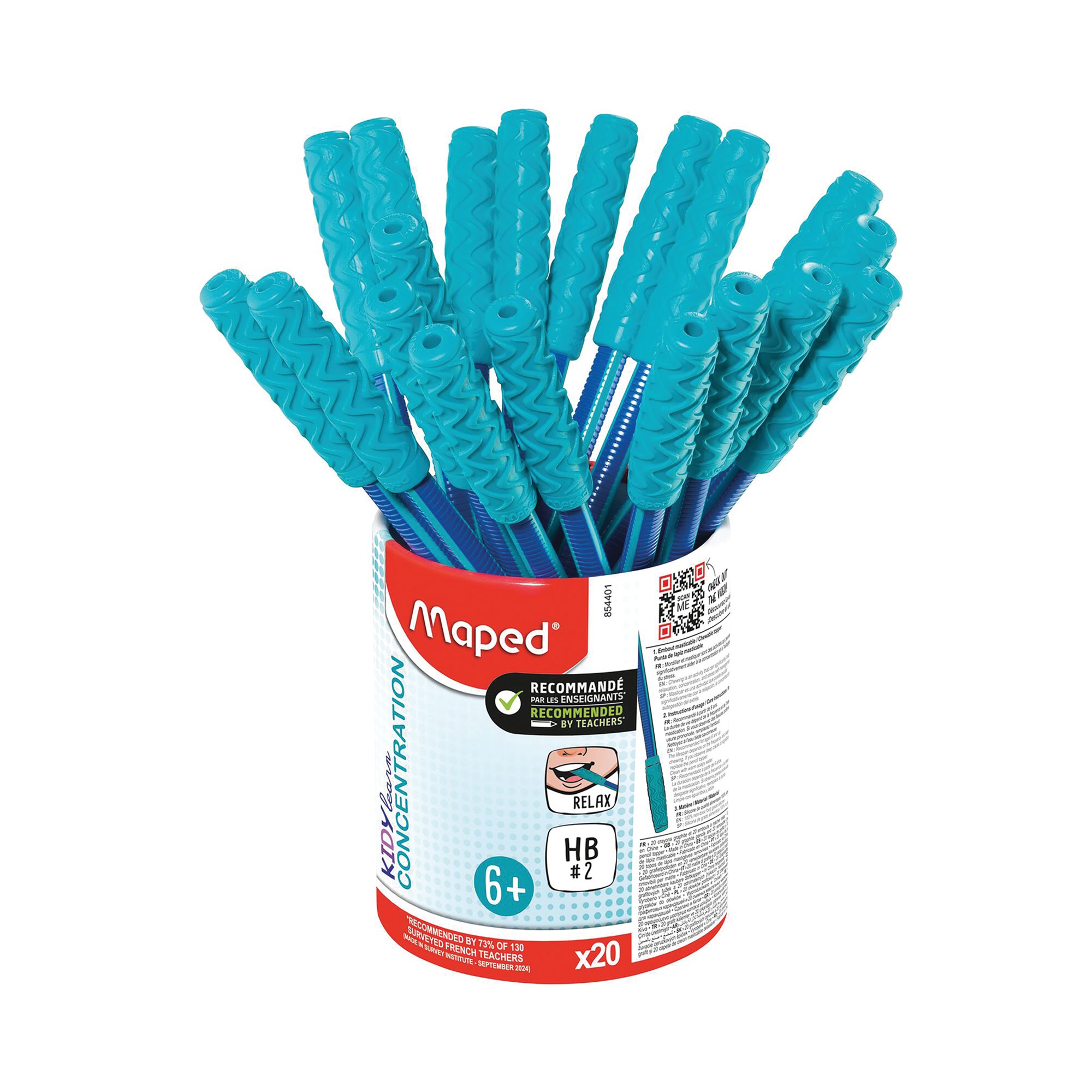 MAPED KIDYLEARN PCIL + CHEW TOP PK20