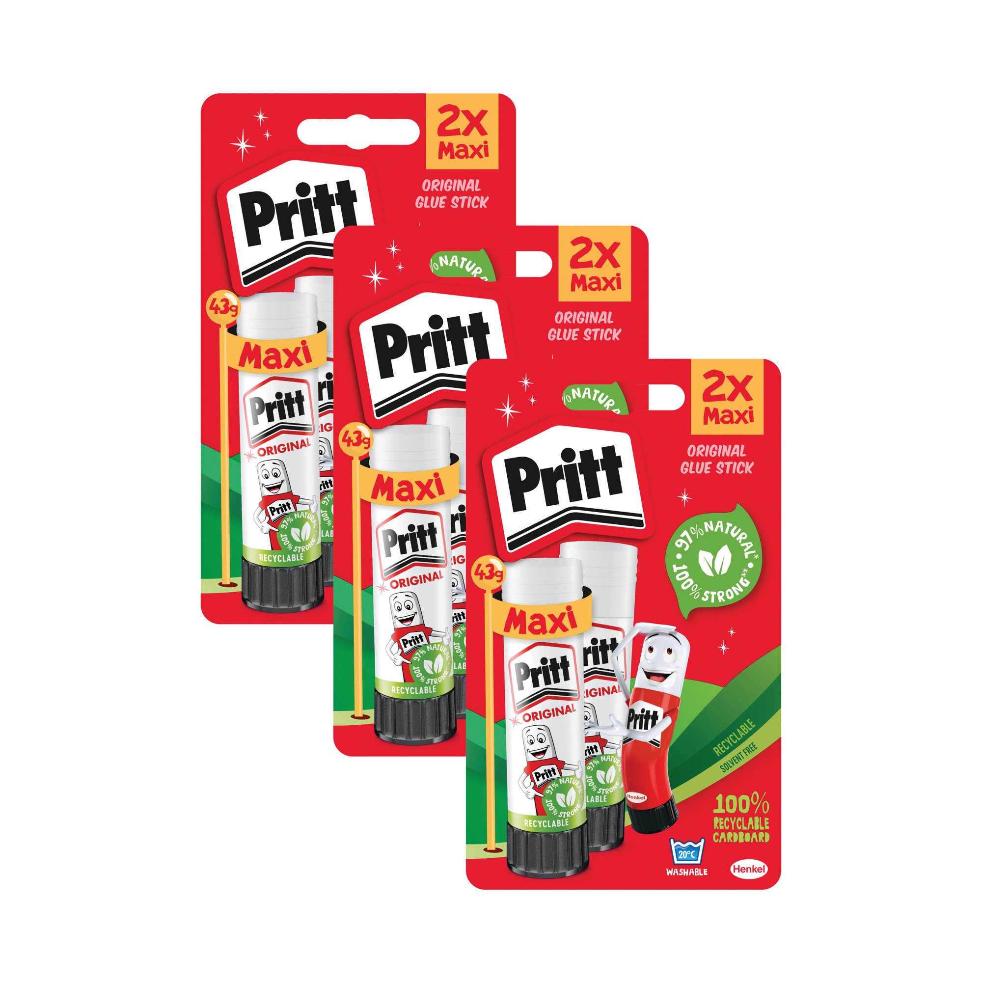 PRITT STICK 43G PK3 BUY 2 GET 1 FOC