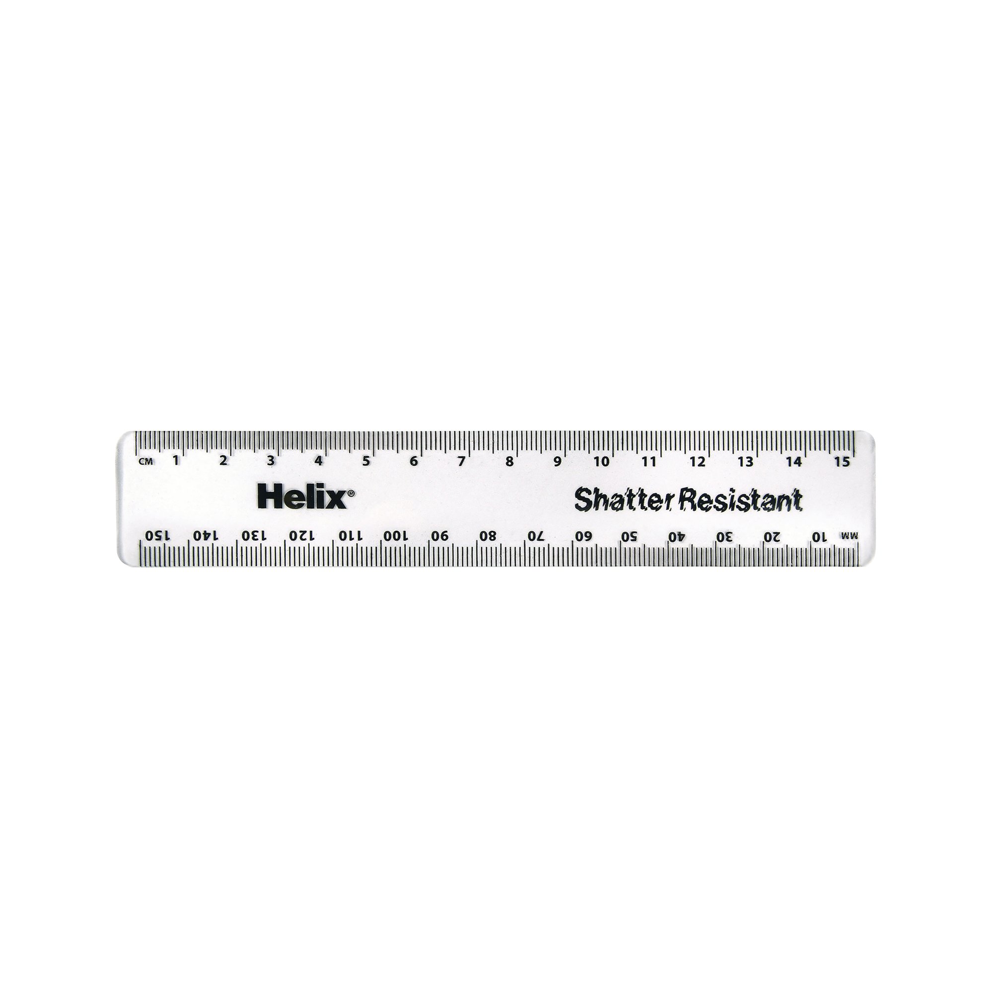 HELIX SHATTER RESIST RULER 15CM PK50