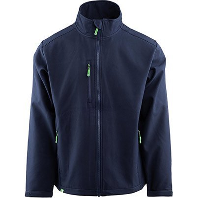 MENS NAVY SOFTSHELL JACKET S
