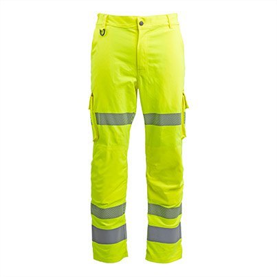 YLW HI-VIS CARGO TROUSERS 34R