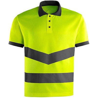 YELLOW HI-VIS POLO SHIRT XL