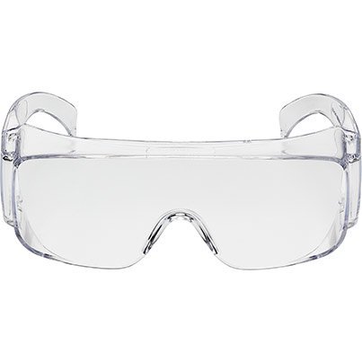 CLEAR VISITOR SAF OVERGLASSES PK10