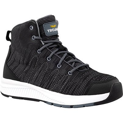 NYX WOMENS BLK/GRY S1P HIKER BOOTS 7