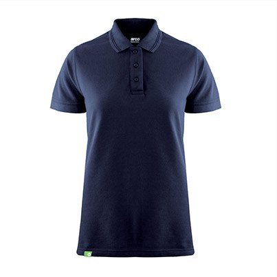 WOMENS NAVY POLO SHIRT 10