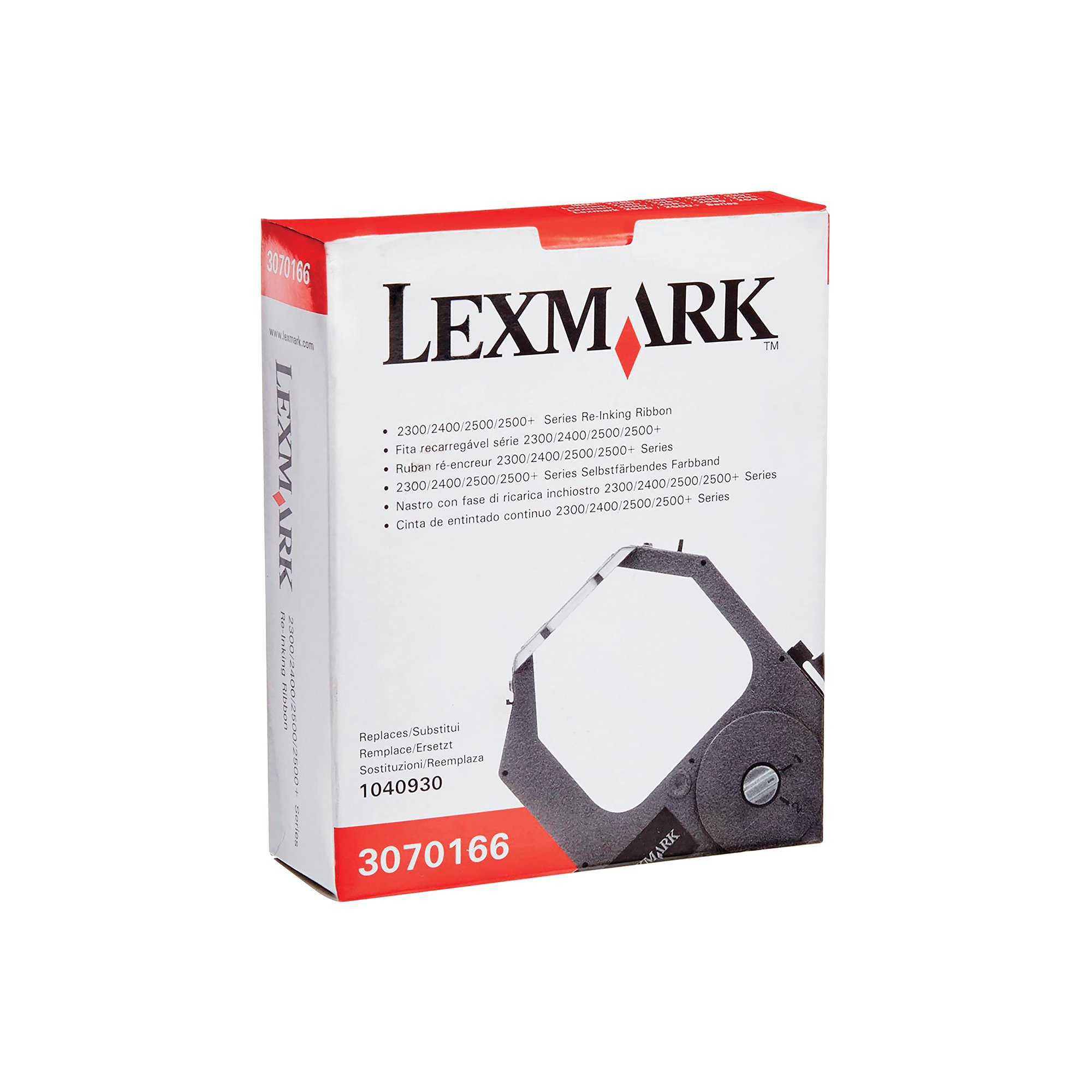 LEXMARK BLK SY RE-INK RIBBON 3070166