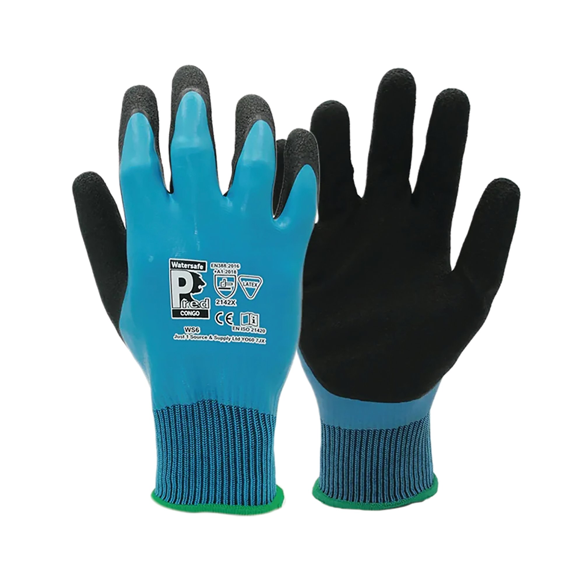 PRED CONGO GLOVE BLU/BLK 6 PK120