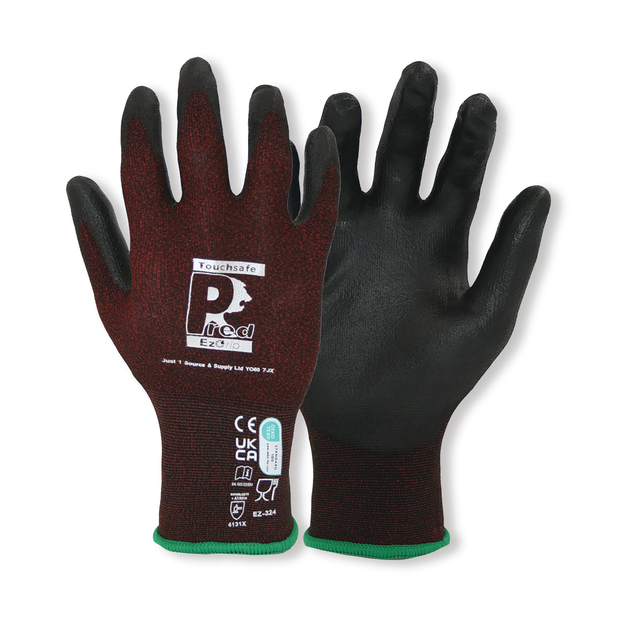 EZ-GRIP CUT 1 GLOVE 1PR BLK 11 PK10