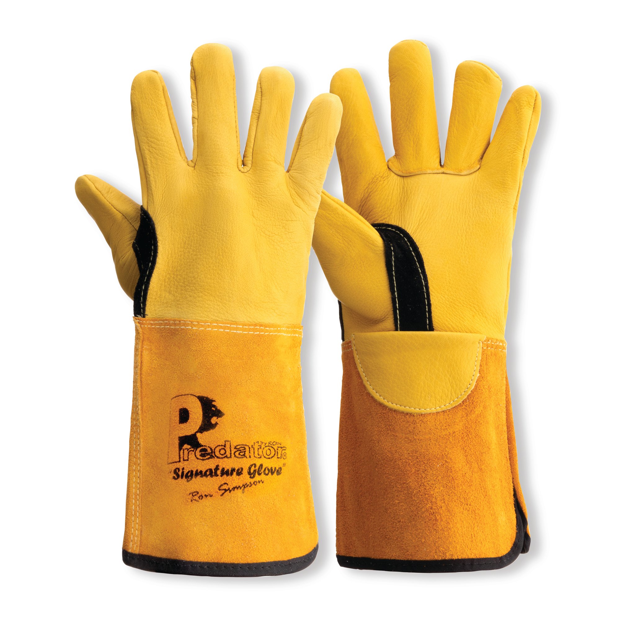 SIGNATURE TIG GAUNTLET 1PR GOLD 10