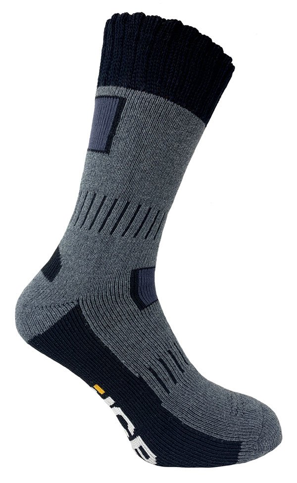 RIGGER BOOT SOCKS 1PR GREY UK 6-8.5
