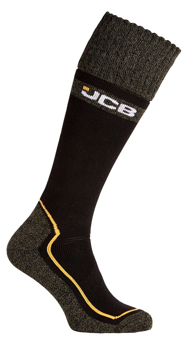 PRO TECH WELLY SOCKS 1PR BLK UK6-8.5