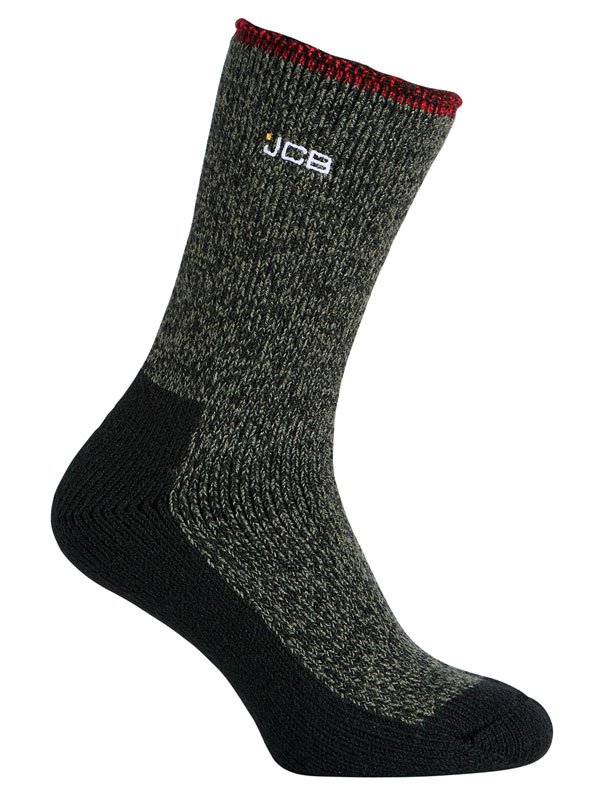 THERMASOCKS 1PR KHAKI/BLACK UK 9-12
