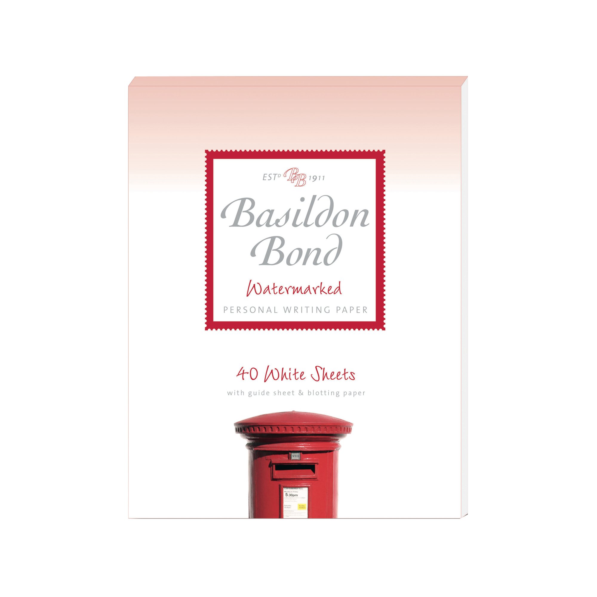 BASILDON SMALL WRITING PAD WHT PK10