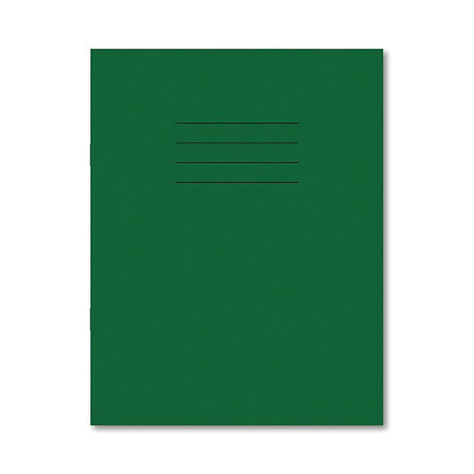 EXR BOOK 8MM LINED 80P D/GREEN PK100