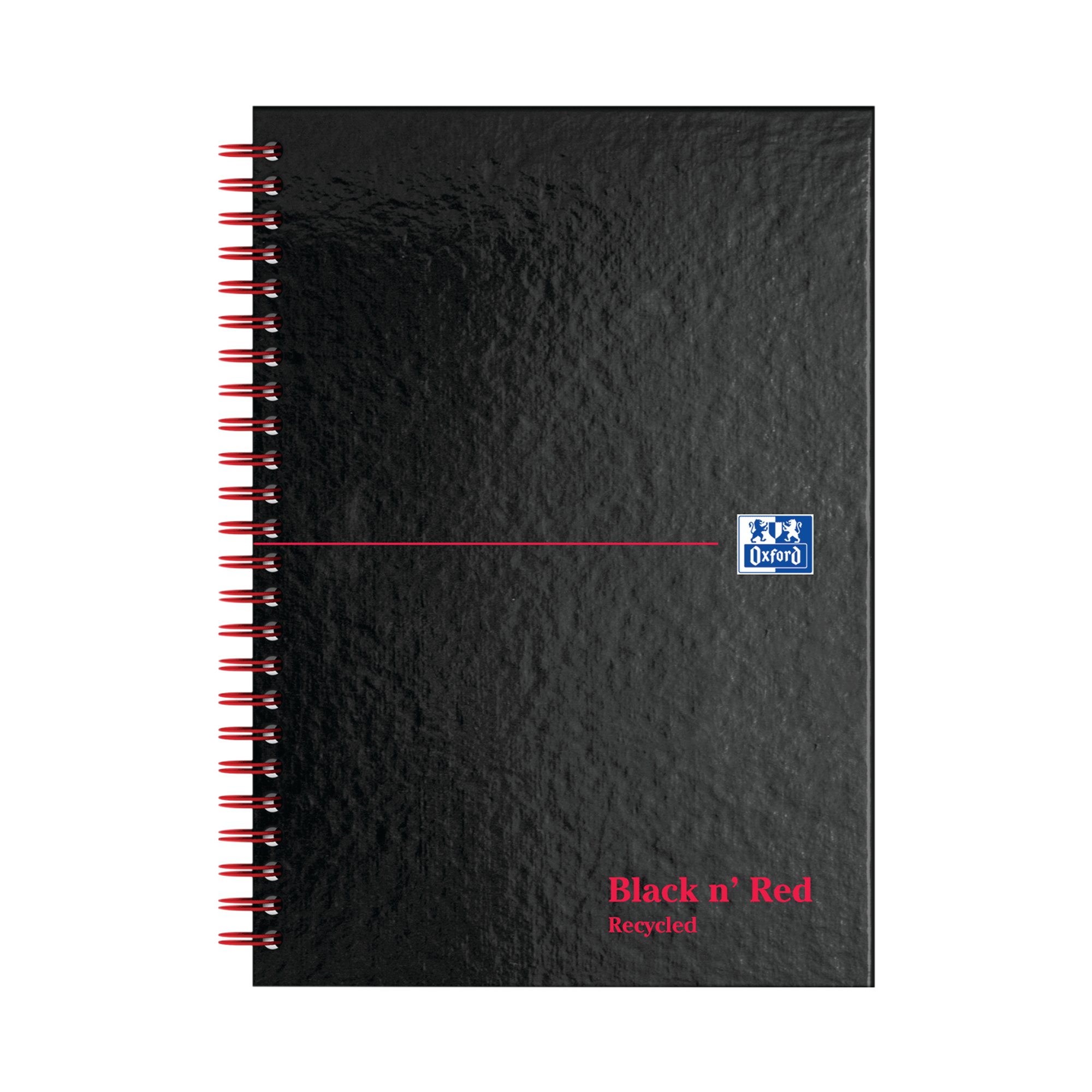 BLACK N RED RECY HB WIRE NTBK A5 PK5