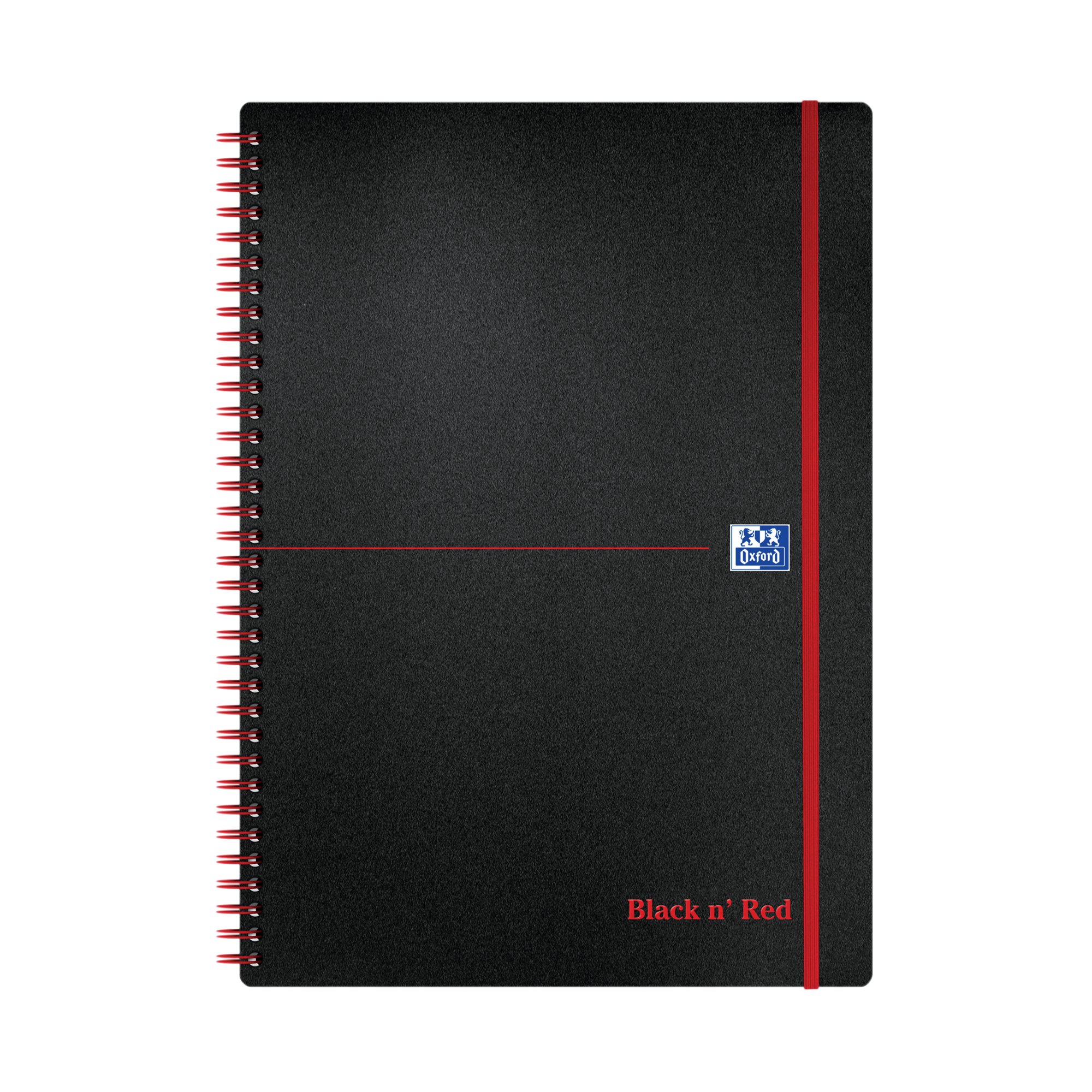 BLACK N RED PP NOTEBOOK A4 PK5