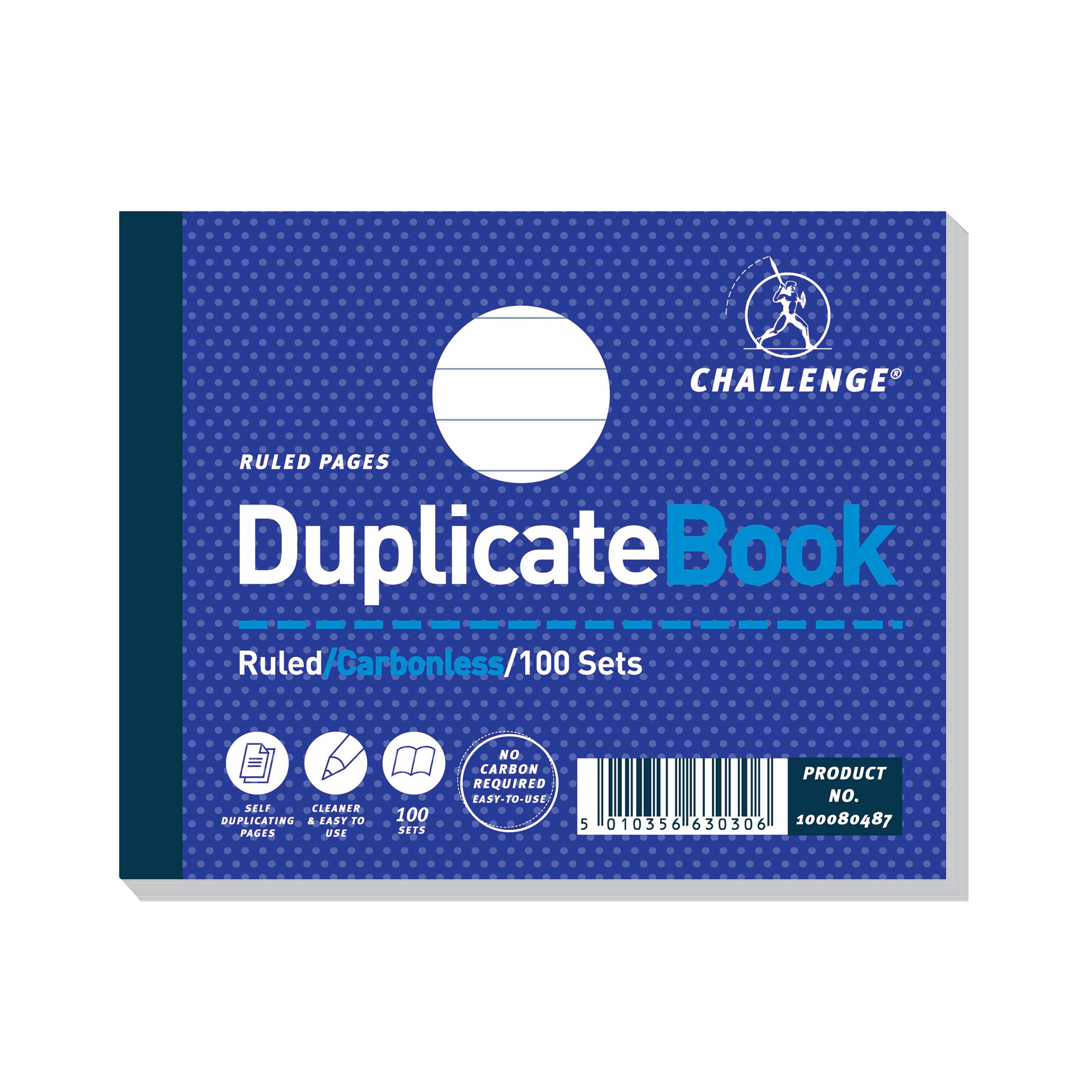CHALLENGE DUP BOOK 105X130MM PK5