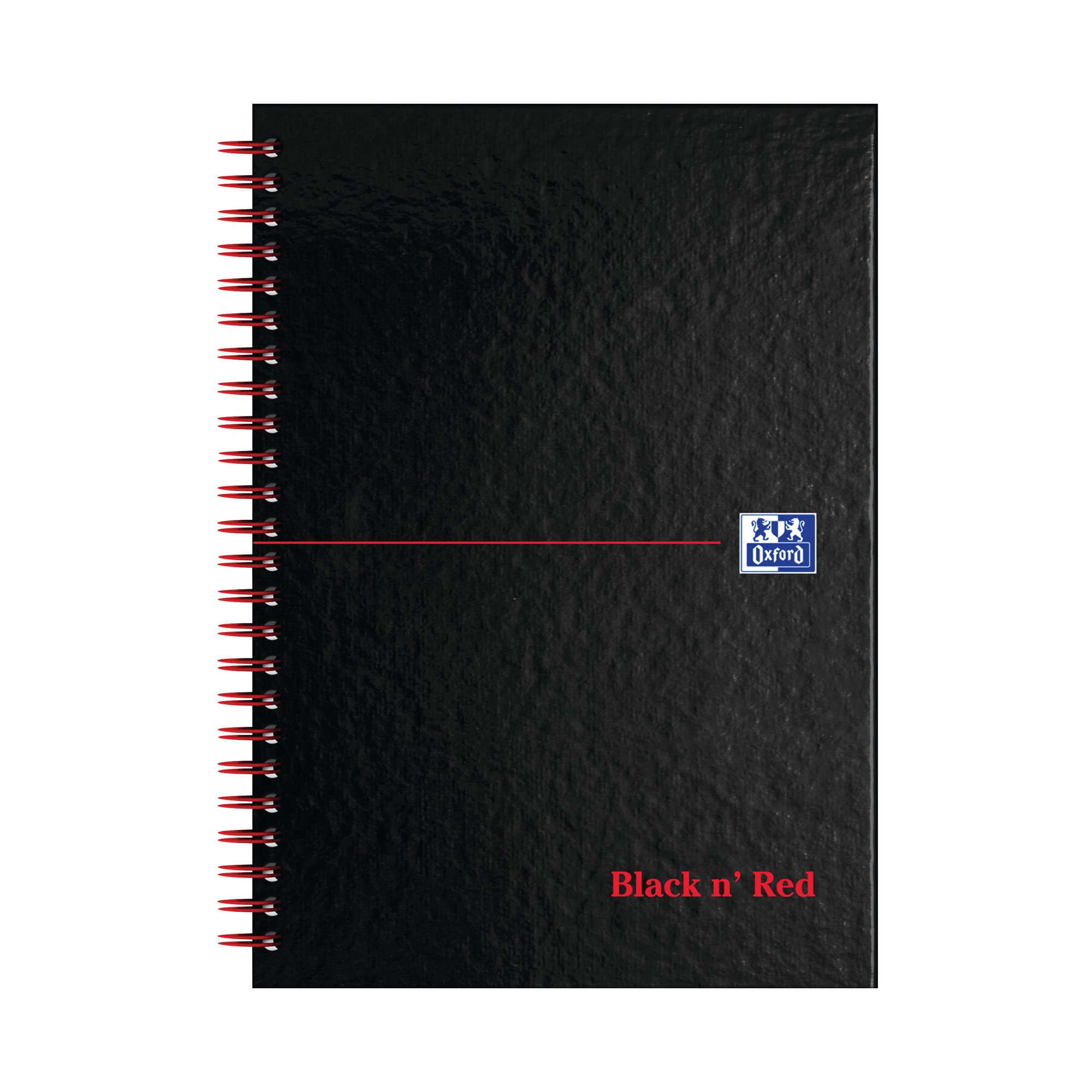 BLACK N RED WIRE A-Z NOTEBOOK A5 PK5