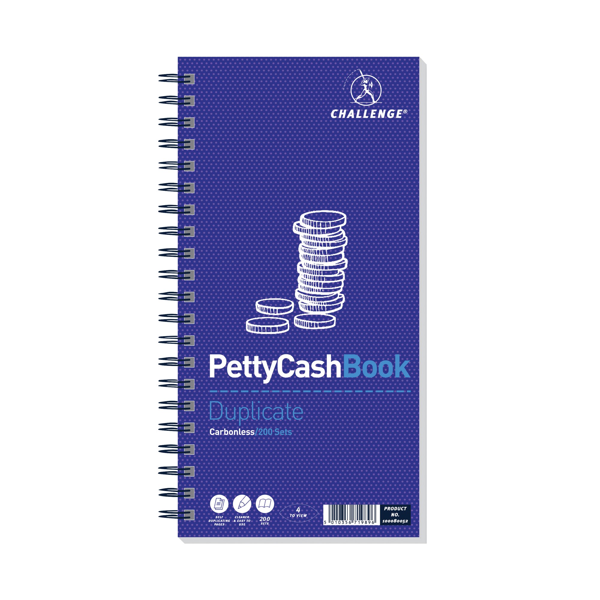 CHALLENGE PETTY CASH PAD 280X152