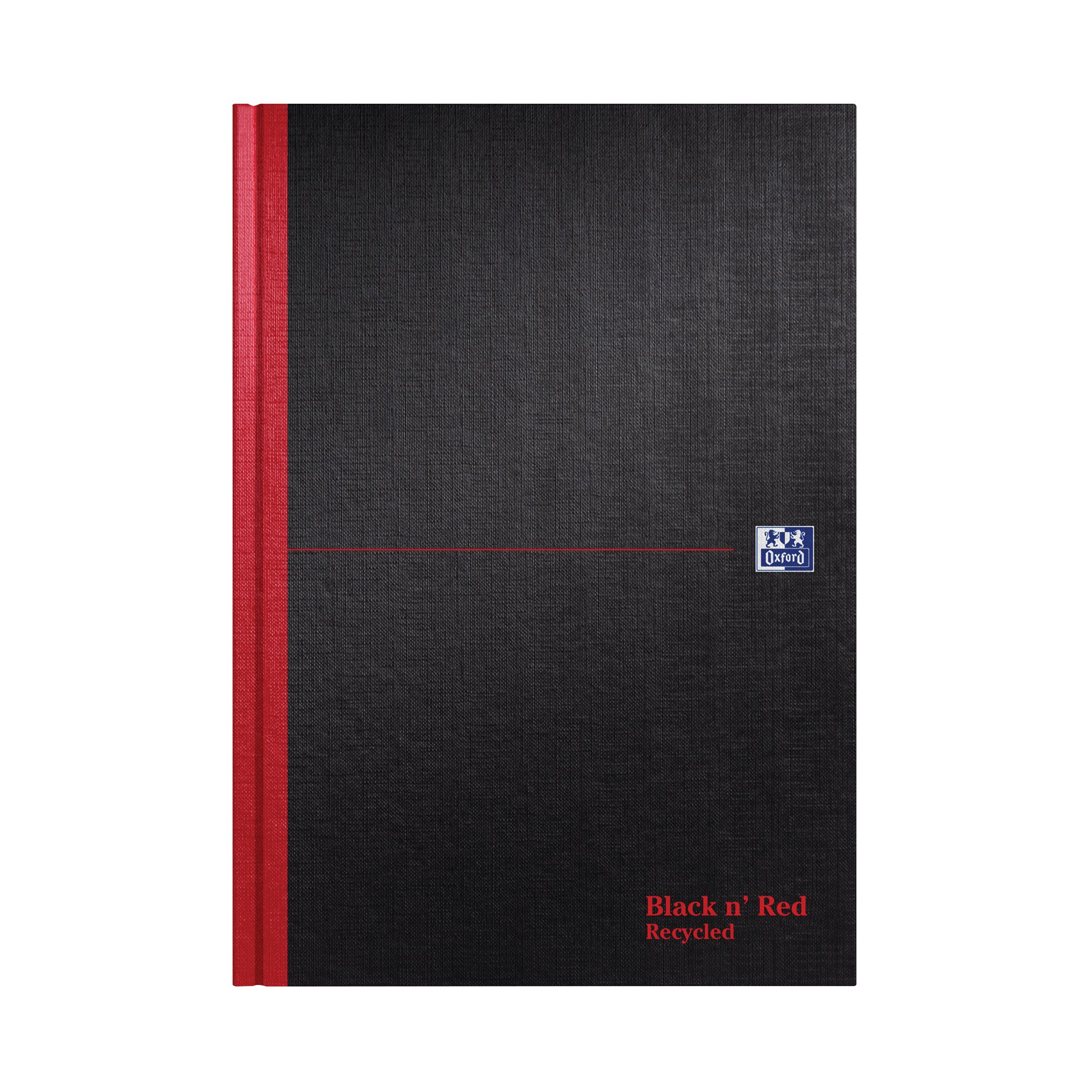 BLACK N RED HB RECY NOTEBOOK A4 PK5
