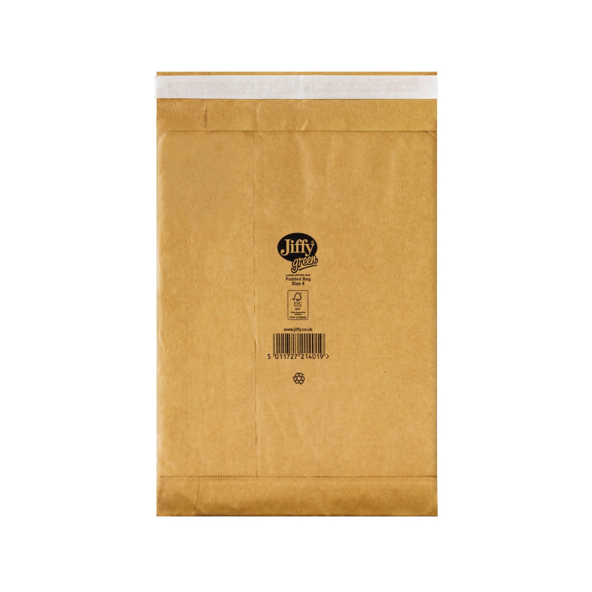 JIFFY PAD BAGS RCYL SZ 4 GLD PK100