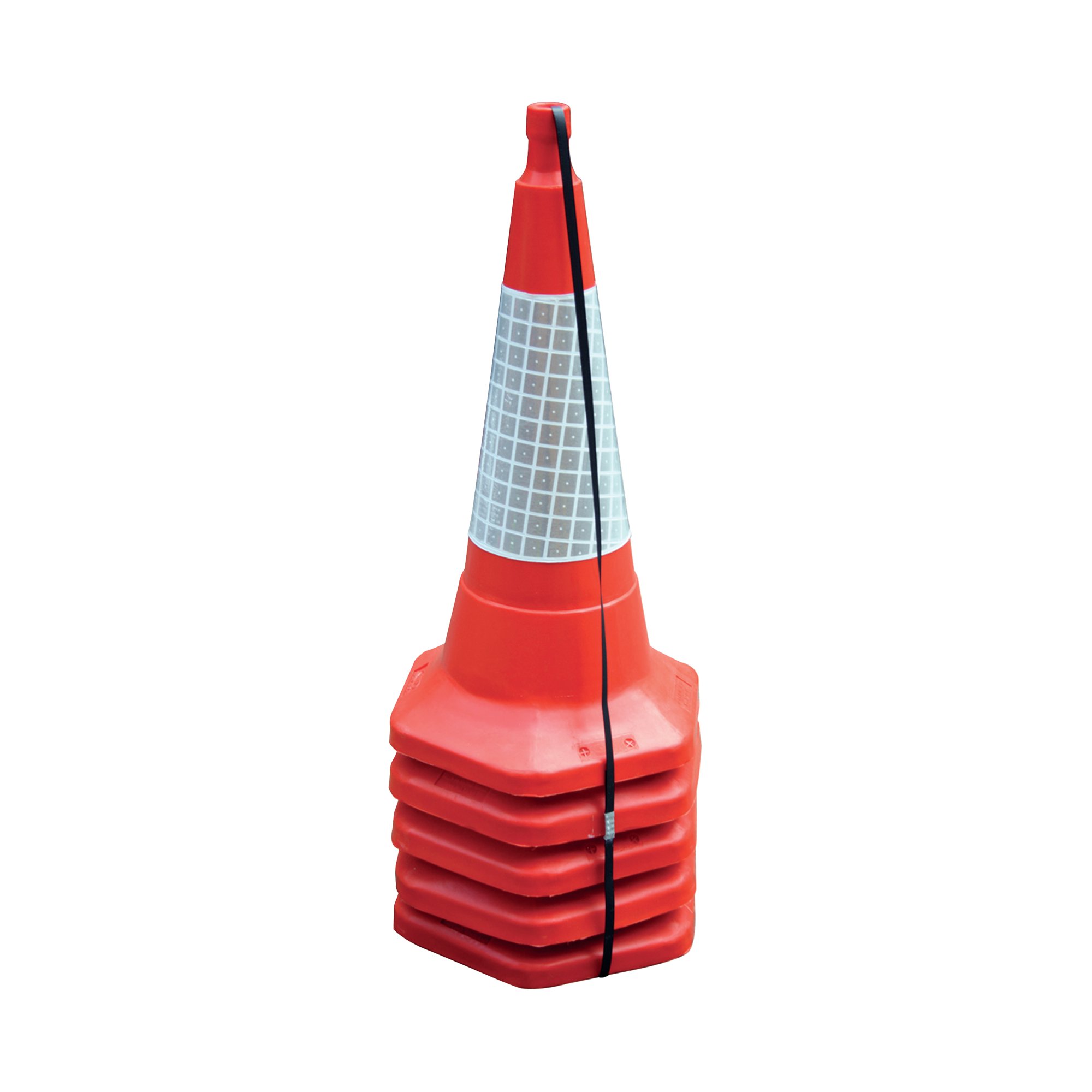 75CM/30IN STD 1 PC CONE PK5 RED