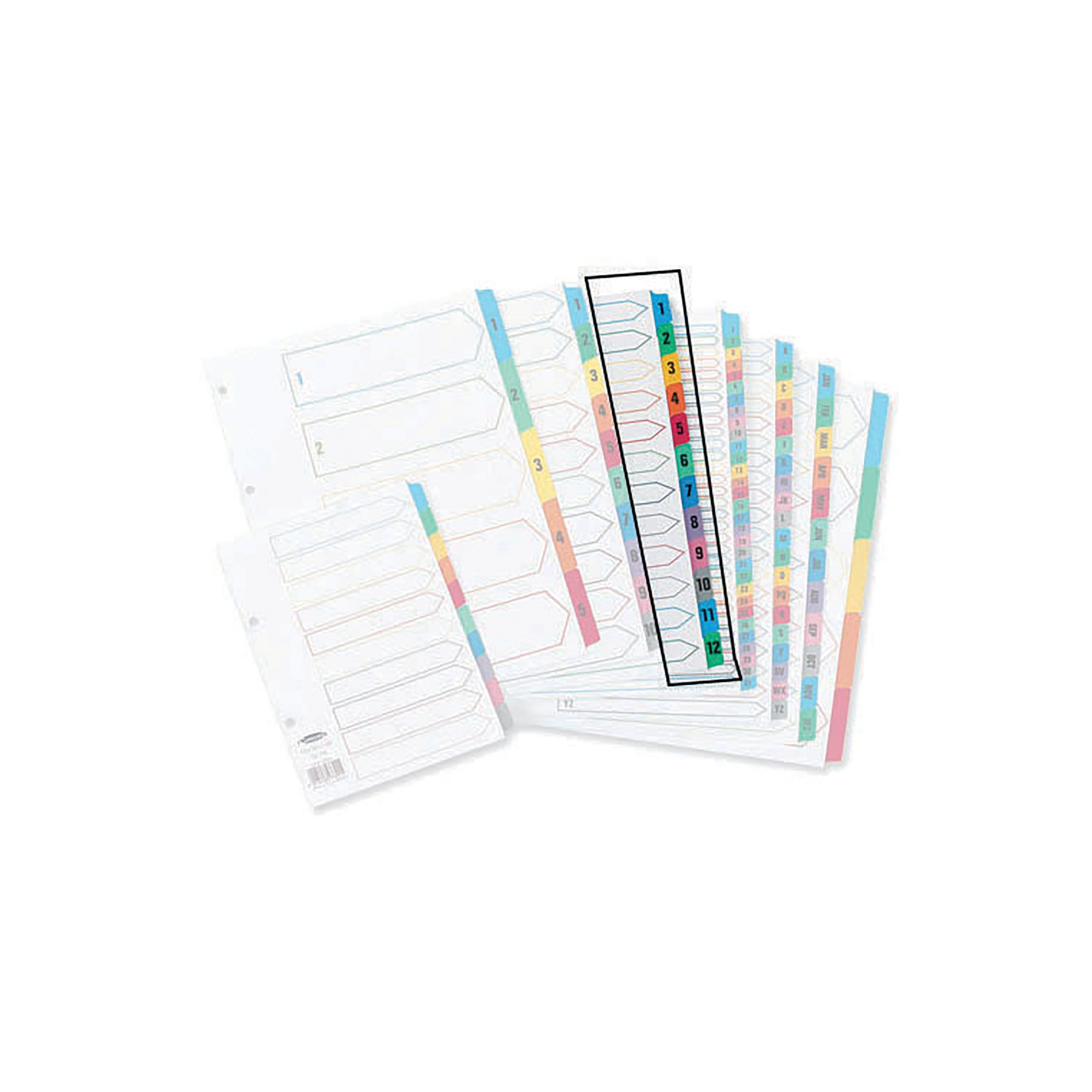 CONCORD INDEX A4 1 TO 12 MULTI