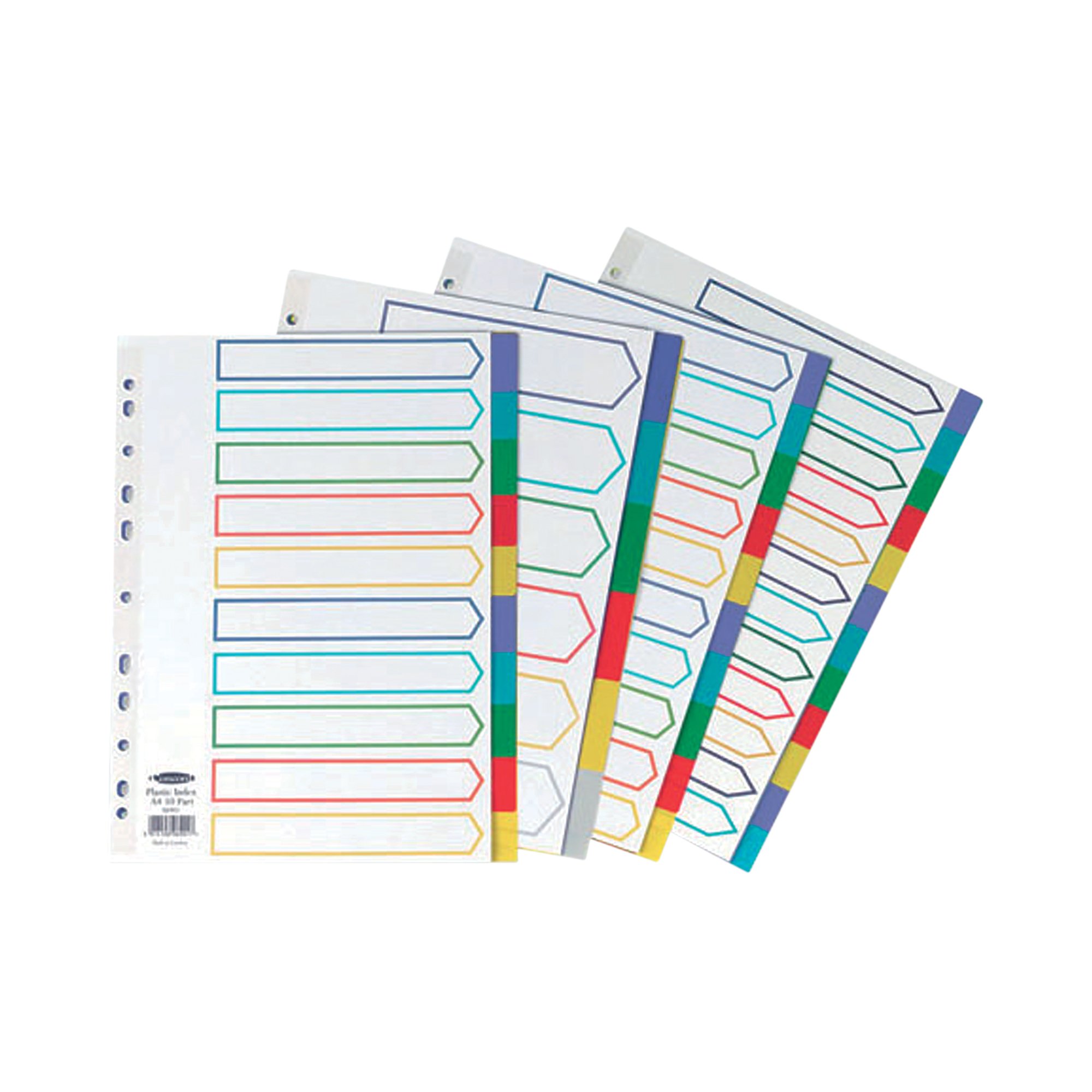 CONCORD INDEX PVC 10PART A4 06901