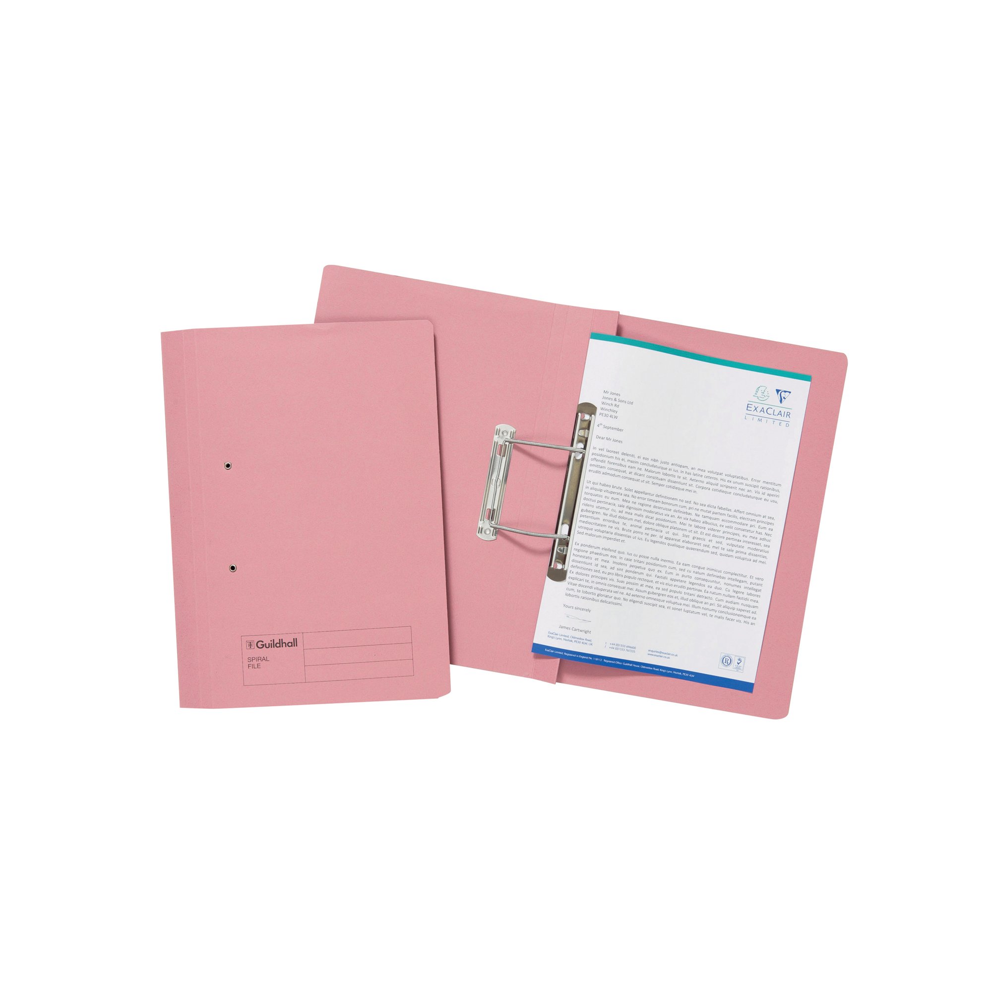 GUILDHALL TRANSFER FILE PINK PK25