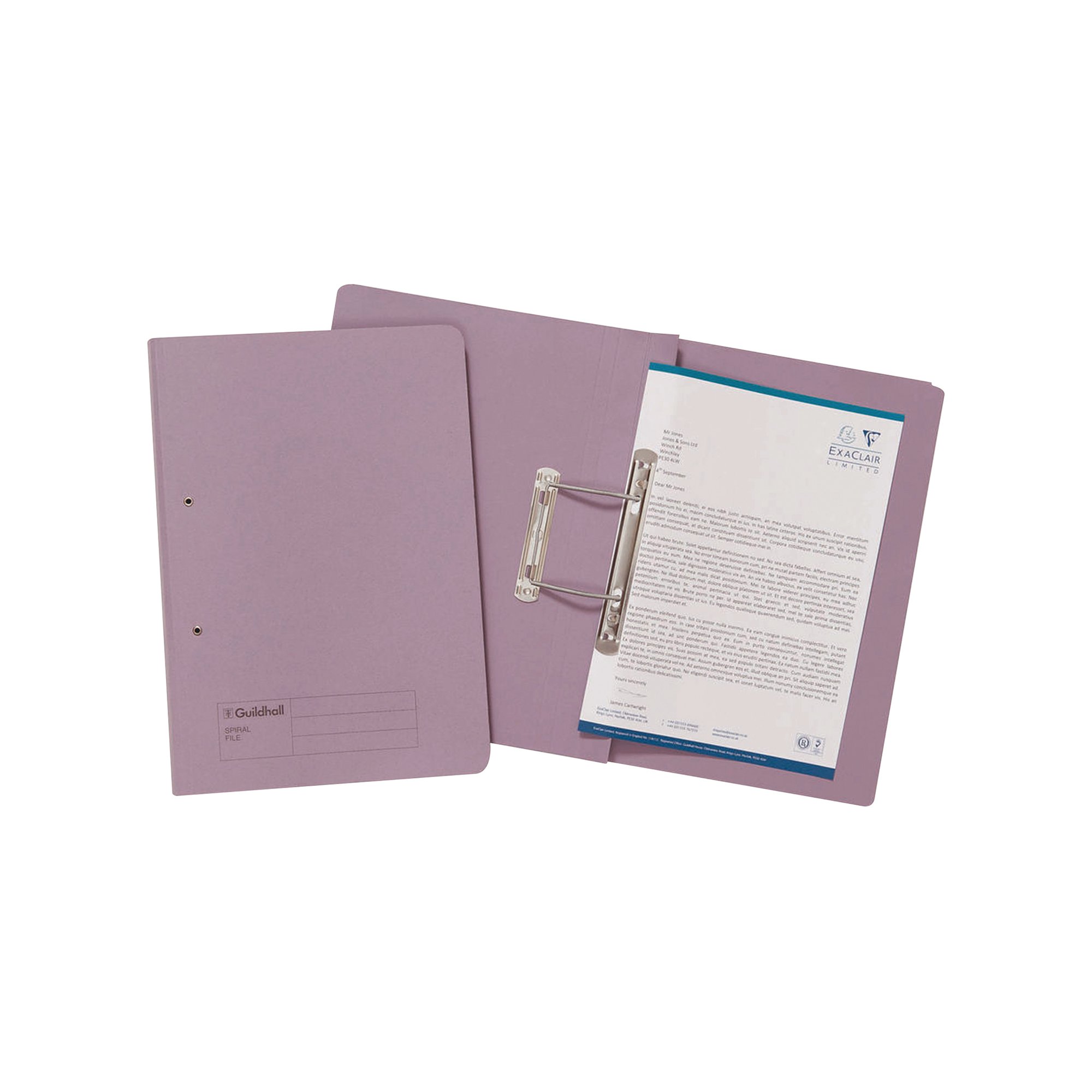 GUILDHALL TFR FILE 285GSM MAUVE PK25