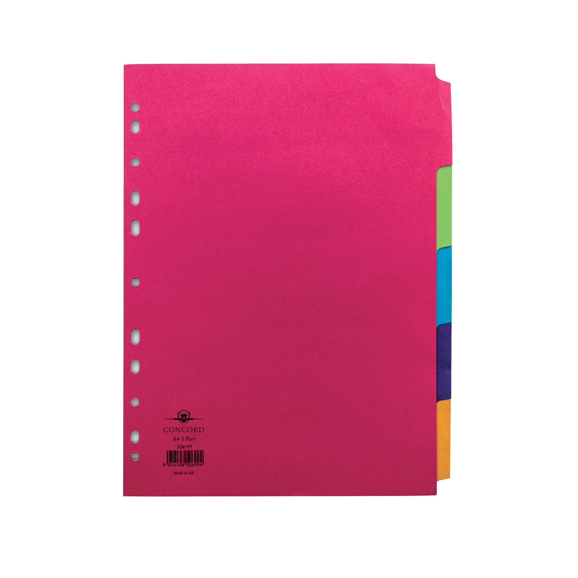 CONCORD BRIGHT A4 5-PART SUB DVDRS