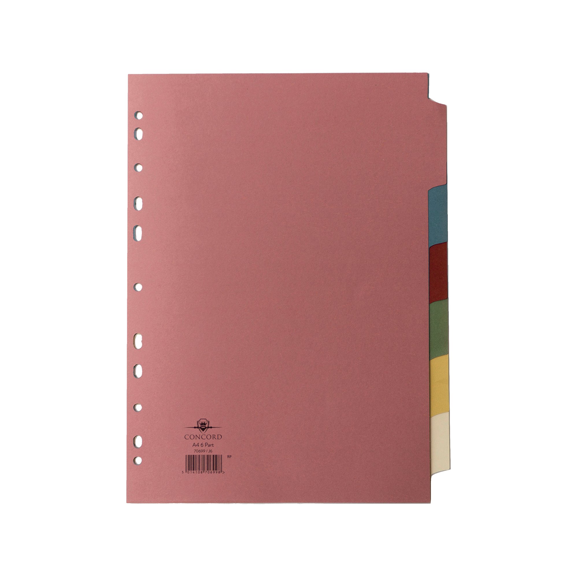 CONCORD DVDR 6-PART A4 160GSM MCOL