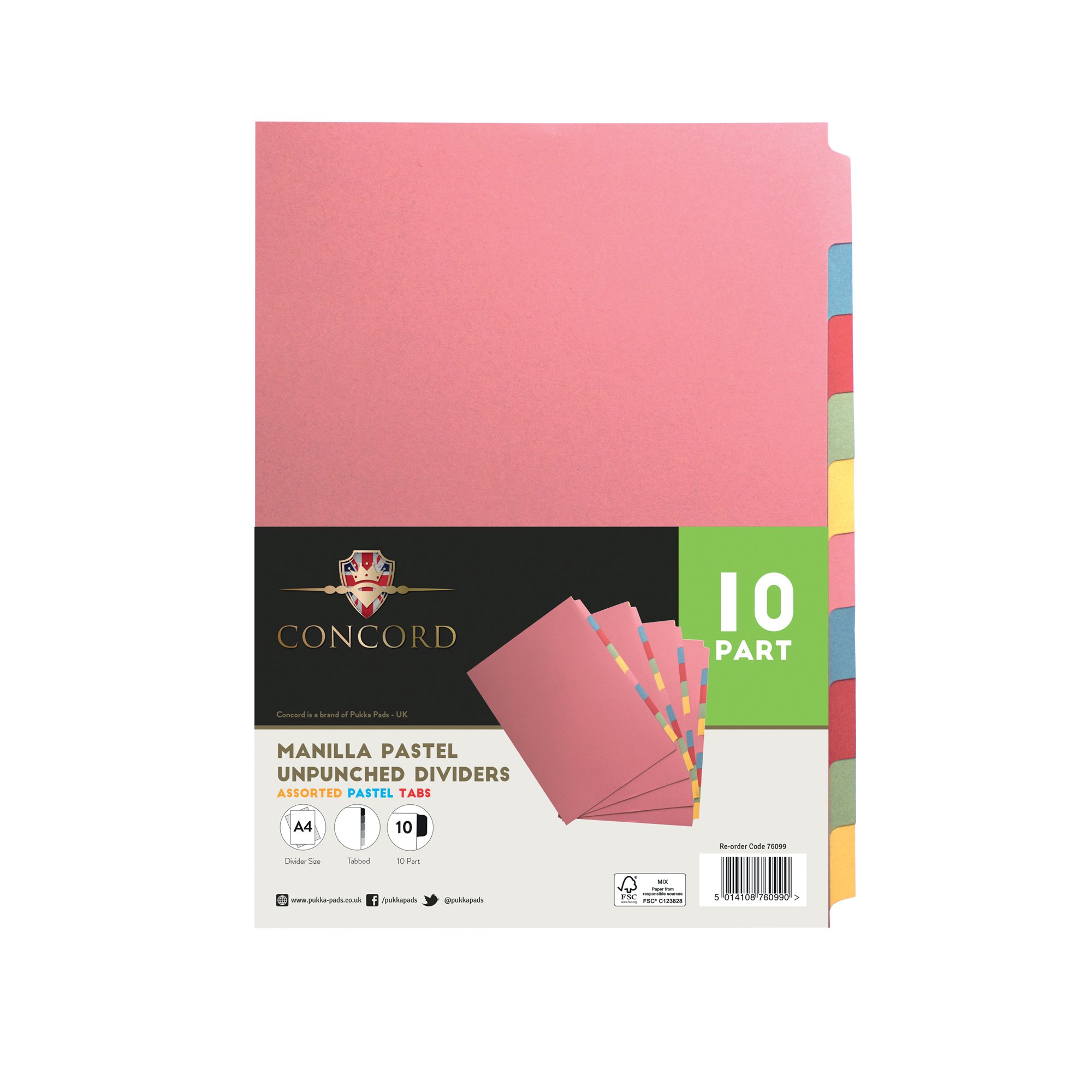 CONCORD UPCHD DVDR 10-PART MCOL PK10