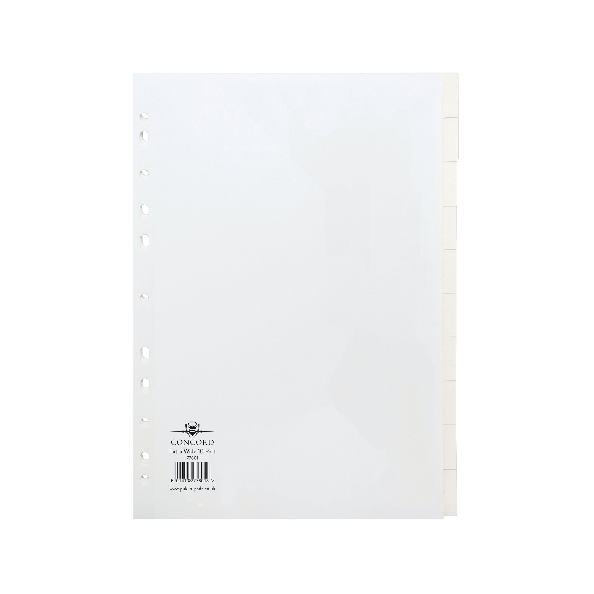 CONCORD JET INDEX DIVIDER 10 PART A4