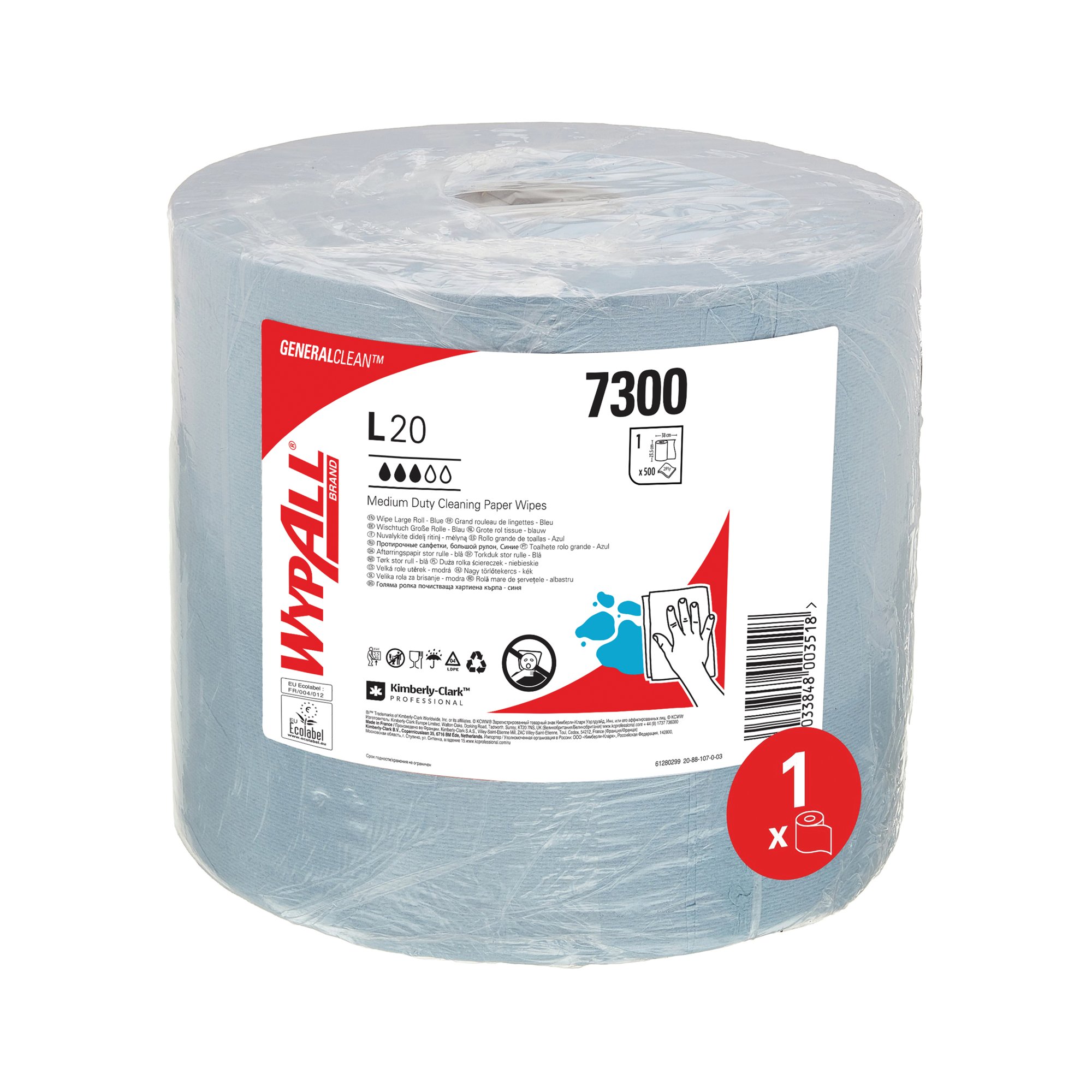 WYPALL L20 GEN CLEAN MED DUTY BLU